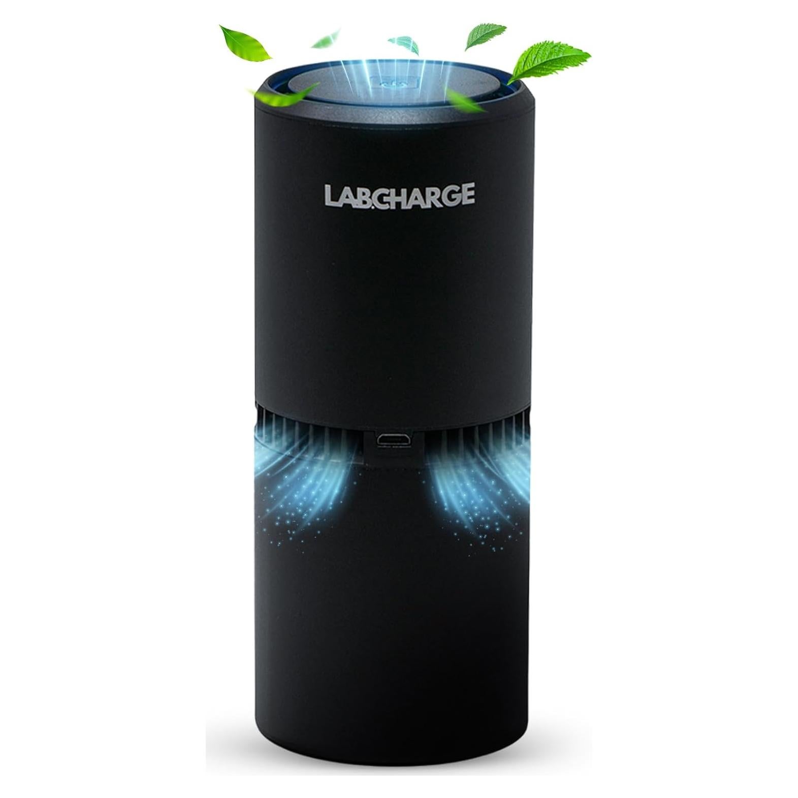 Purificador de Aire Iónico LabCharge - Compacto 23.2 m² - Sin Filtro