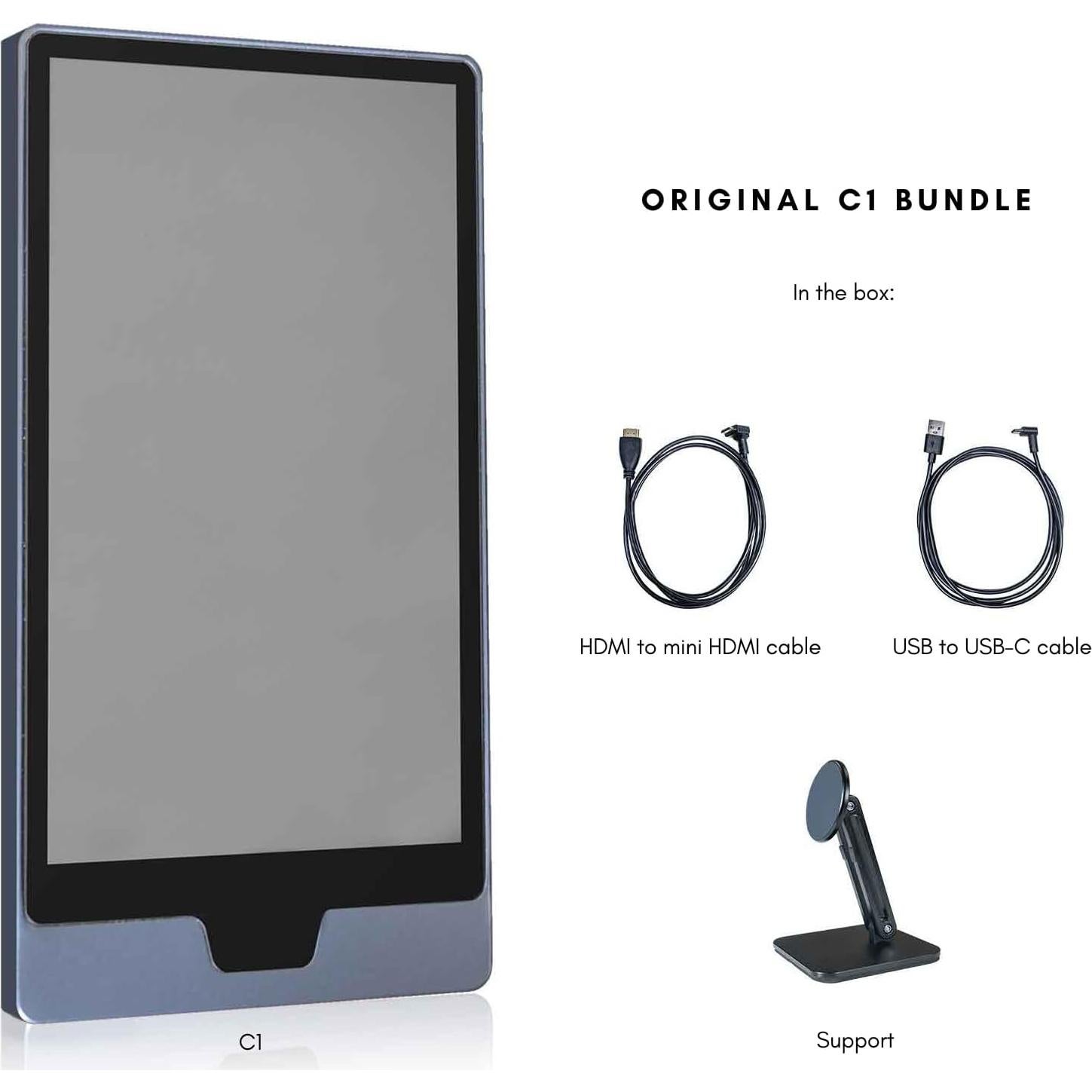 Marco de Imagen Digital 3D Cubevi C1 Negro 15.5x8.1 cm