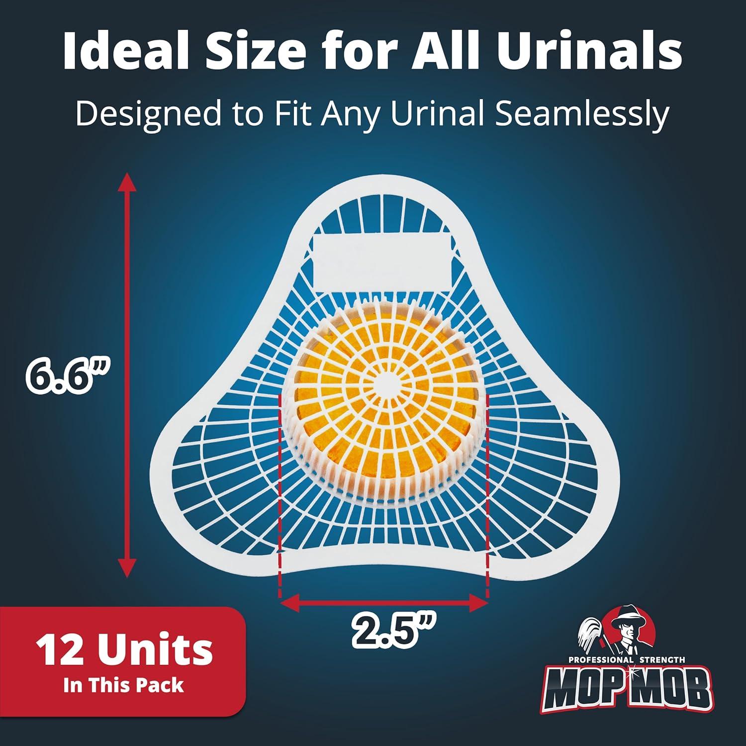 Pantalla de Urinario Mop Mob 12 Paquetes Aroma Cítricos