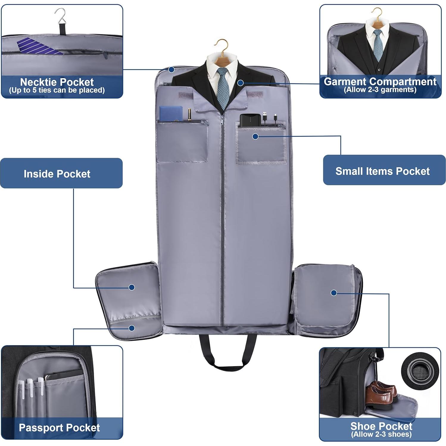 Bolsa Duffle HILOMON 2 en 1 para Ropa de Viaje 50L