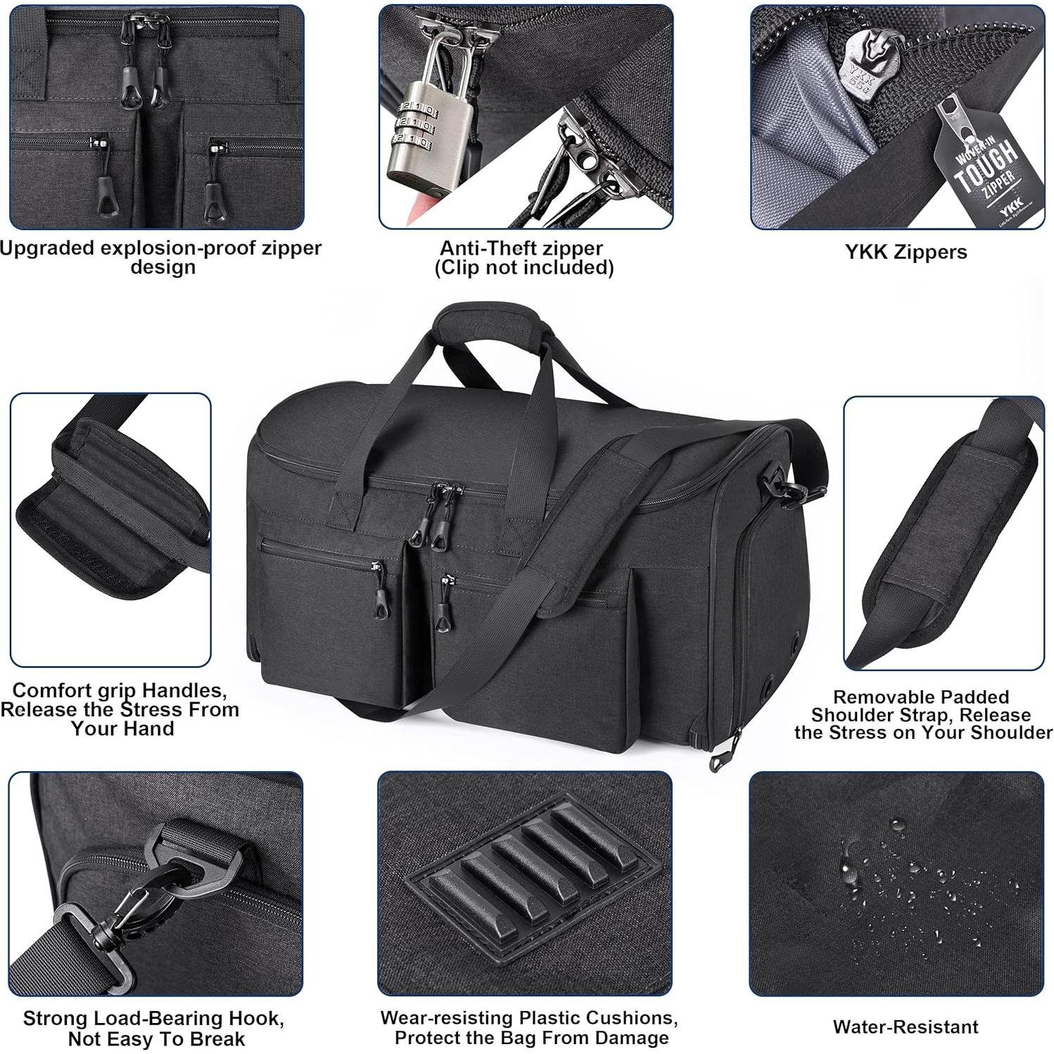 Bolsa Duffle HILOMON 2 en 1 para Ropa de Viaje 50L