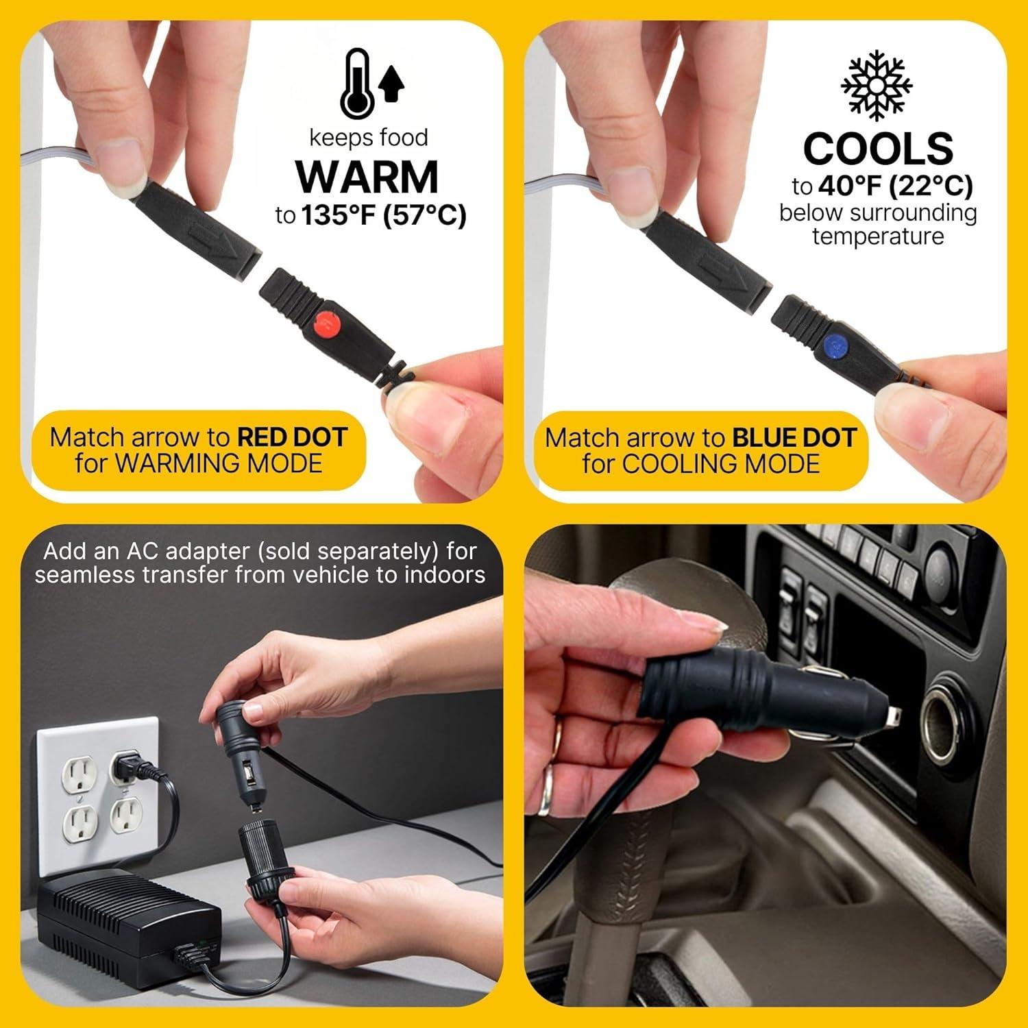 Enfriador Portátil Koolatron P75 AZ 34L 12V para Auto y Camping