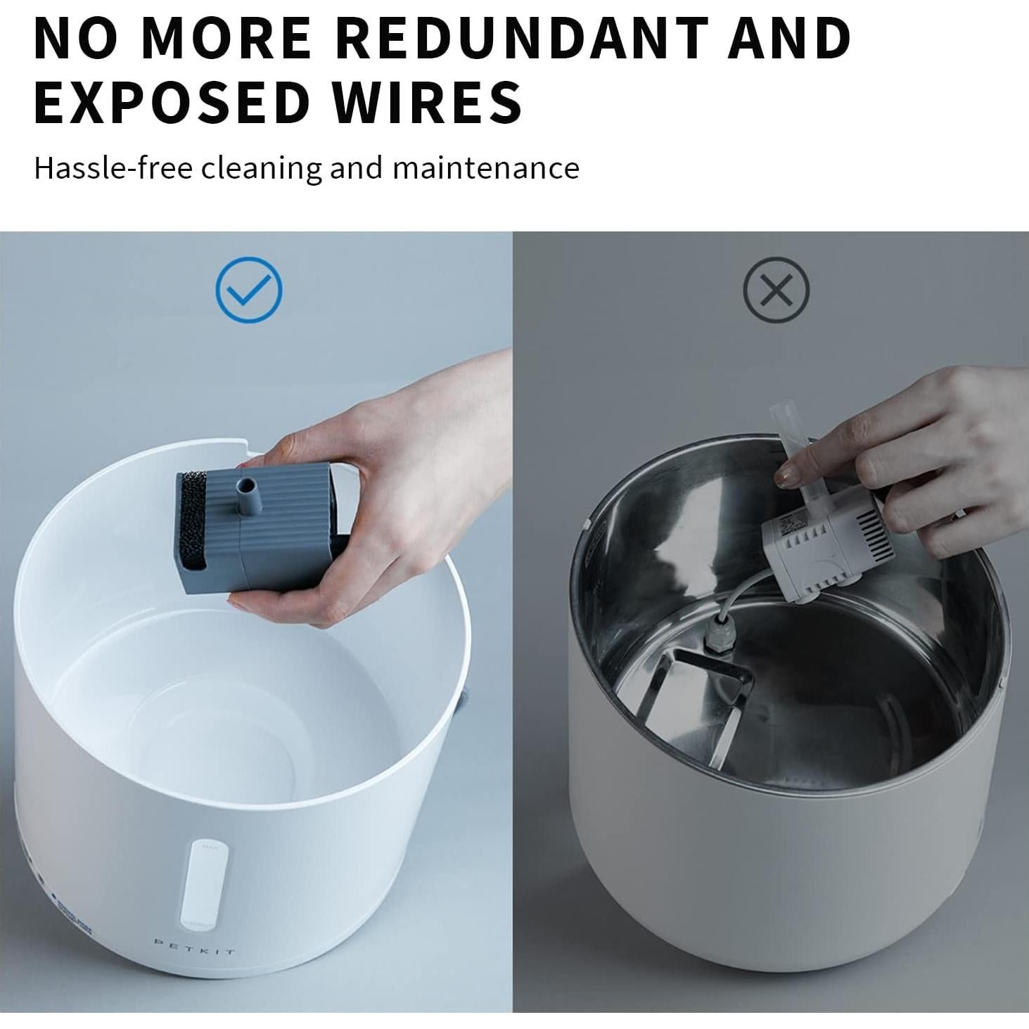 Fuente de Agua PETKIT EVERSWEET Solo 2 2L Inalámbrica Silenciosa