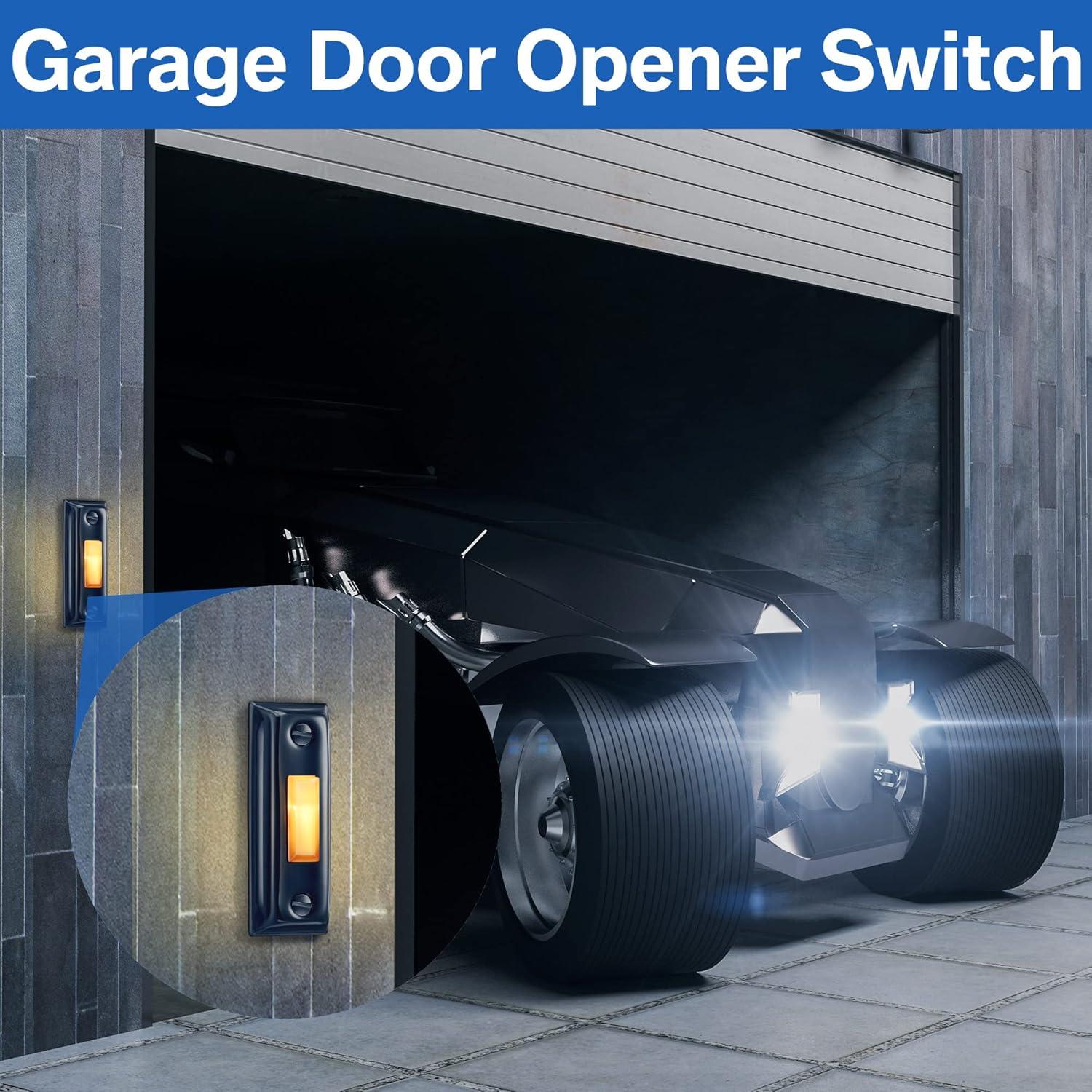 Botón de timbre metálico Dreyoo con luz LED - Negro