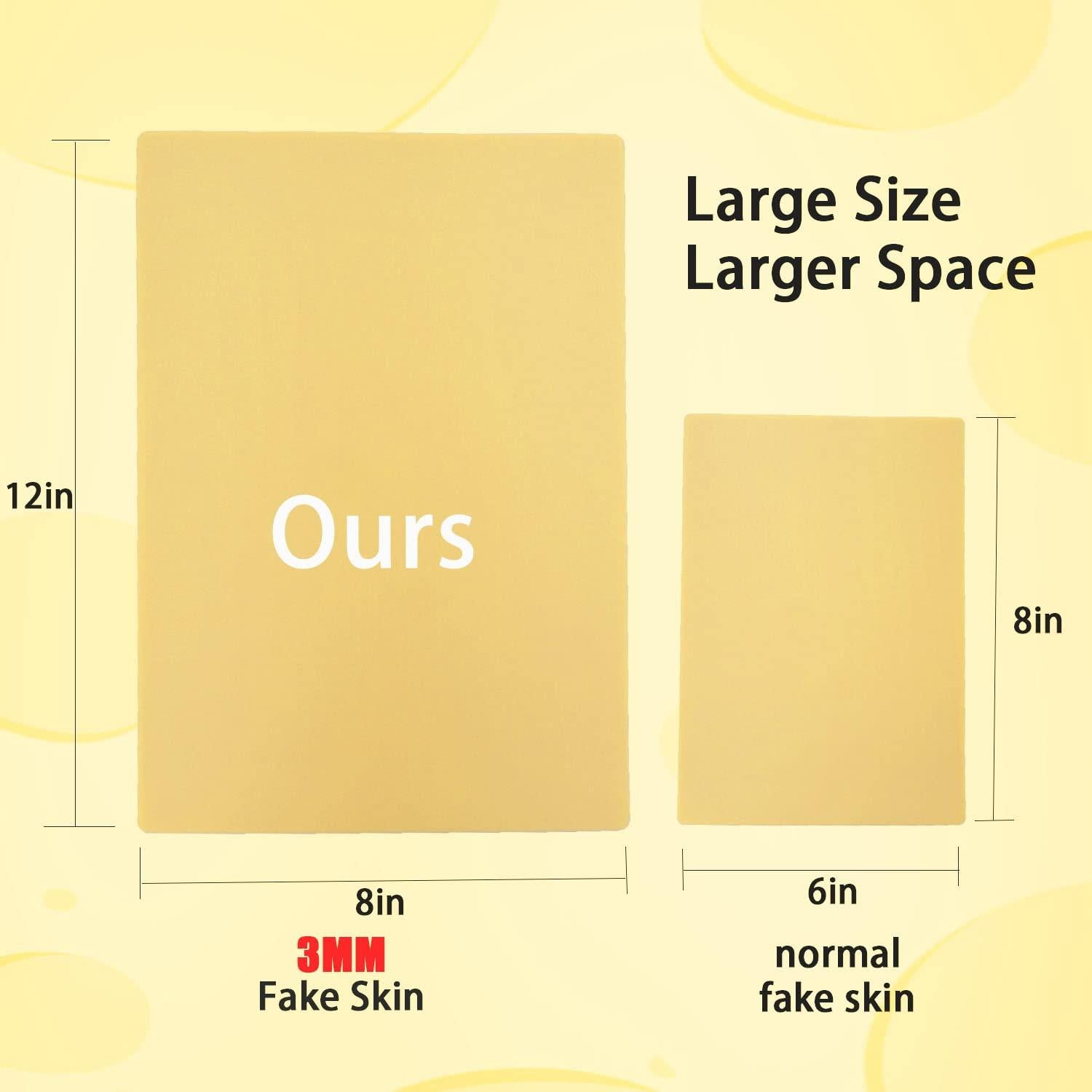 Piel de práctica para tatuajes A008 3 Pcs 30.5x20.3 cm 3mm