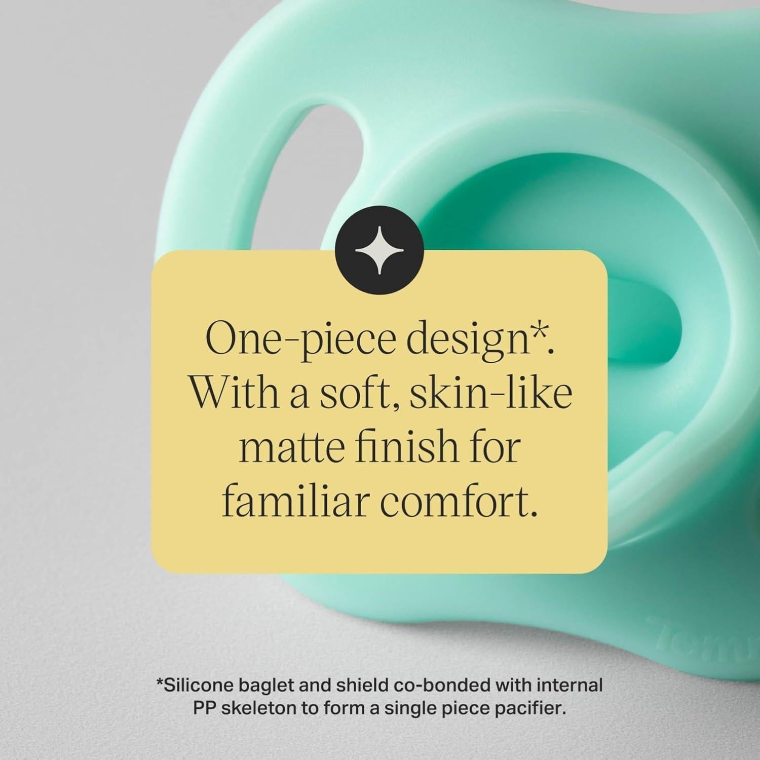 Chupete Ultra-Ligero Tommee Tippee 18-36m Silicona 4 Pzas