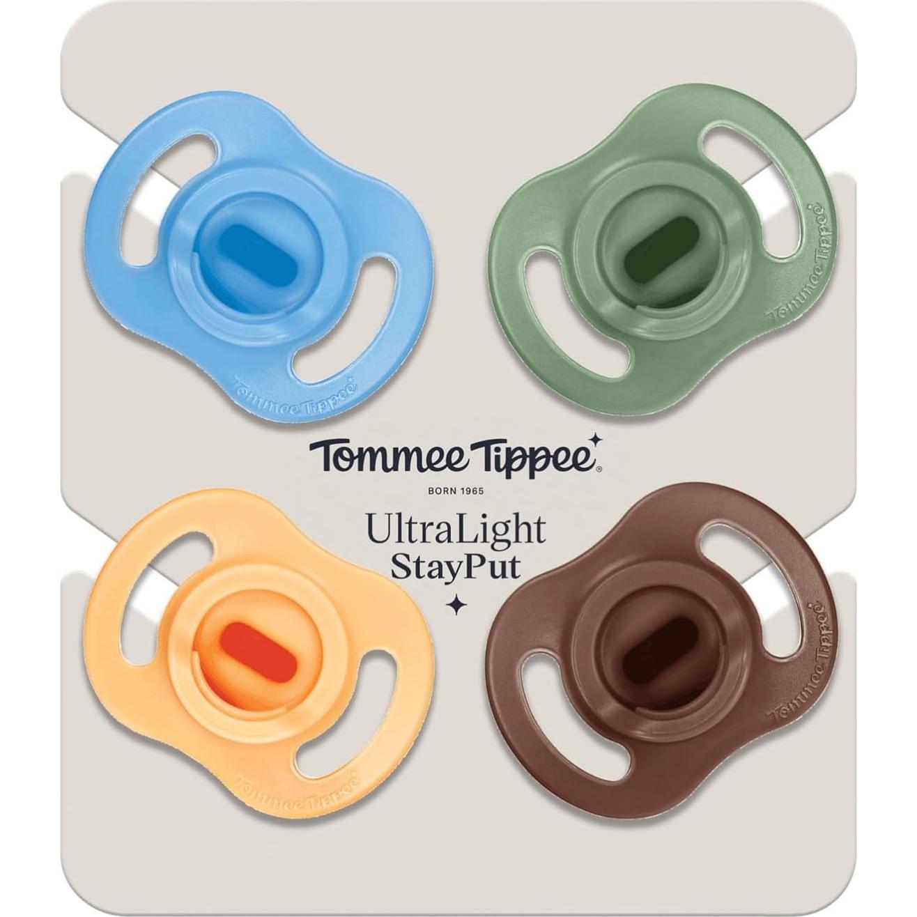 Chupete Ultra-Ligero Tommee Tippee 18-36m Silicona 4 Pzas