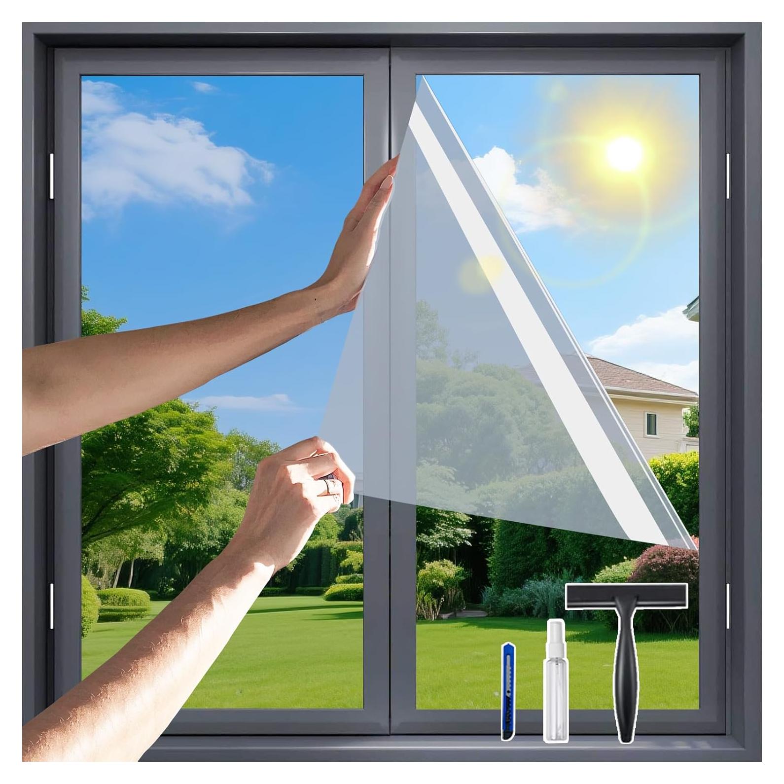 Película de Ventana de Privacidad Flueen 44.5cm x 200cm UV