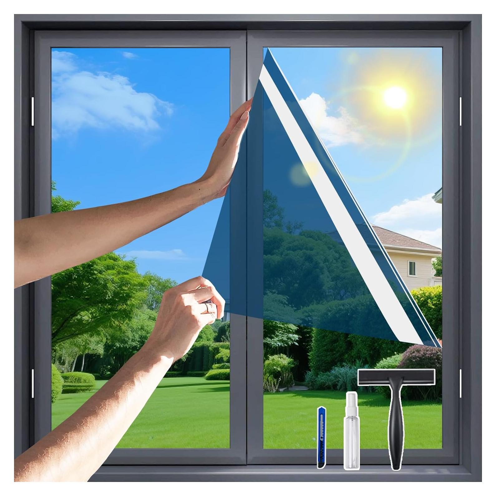 Película de Ventana Unidireccional Flueen 44.5cm x 2m UV 99%