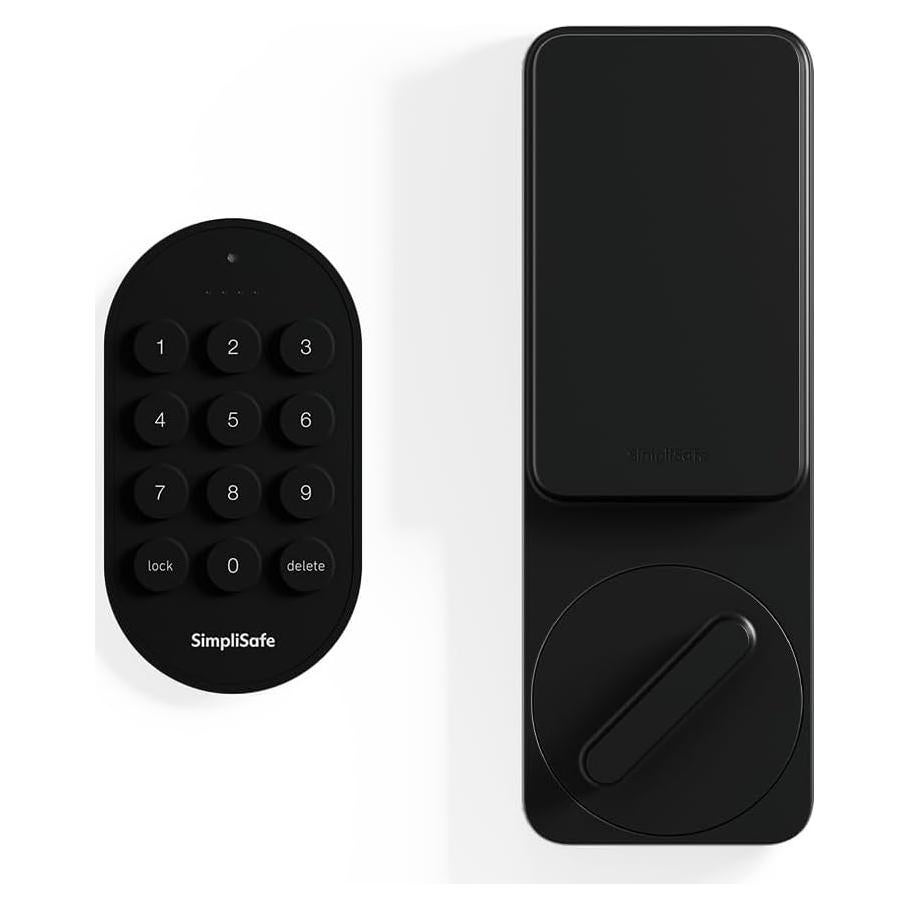 Cerradura Inteligente SimpliSafe Gen 3 Negra con Teclado