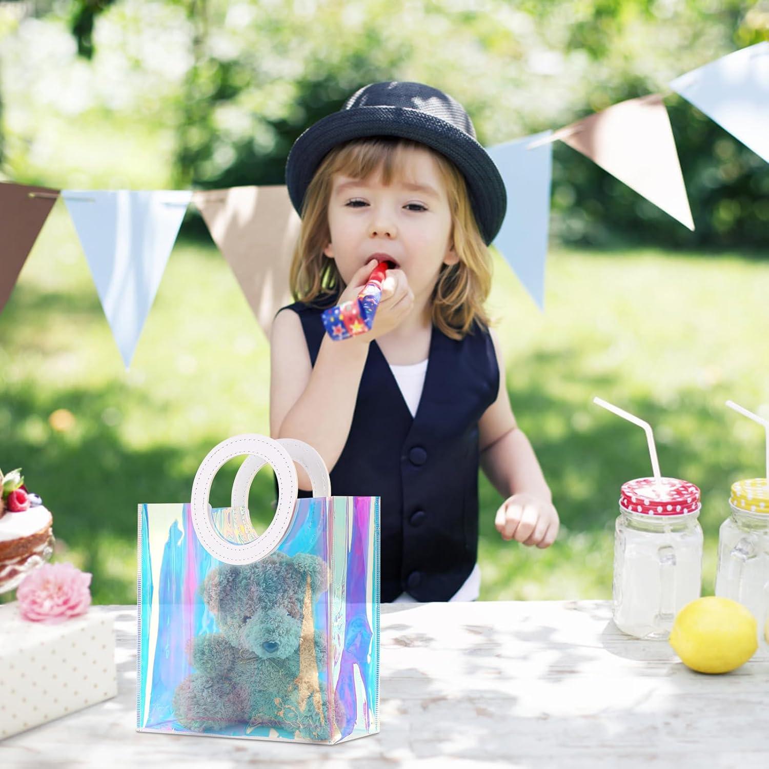 25 Bolsas de Regalo Holográficas MJOGGOTT 20x20x8 cm PVC