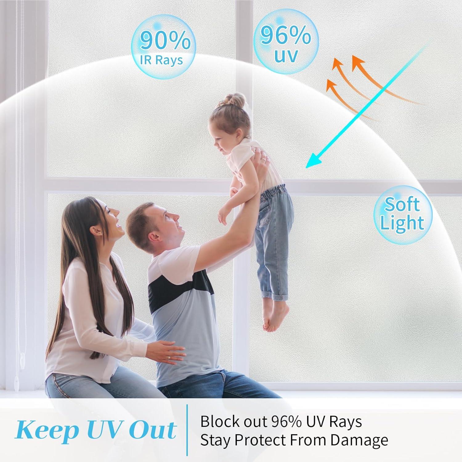 Película de Privacidad para Ventanas Bloss 30x200 cm Esmerilada