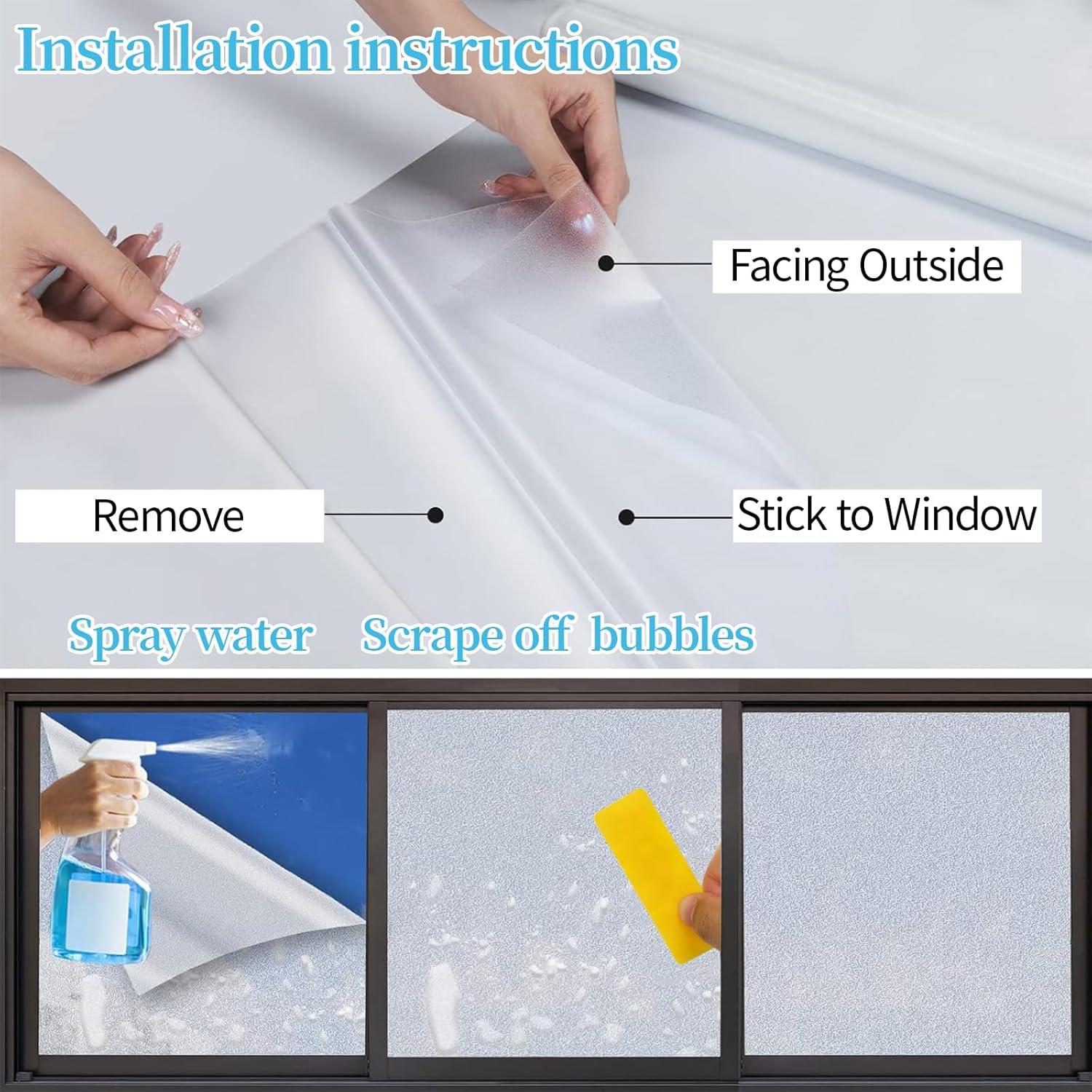 Película de Privacidad para Ventanas Bloss 30x200 cm Esmerilada