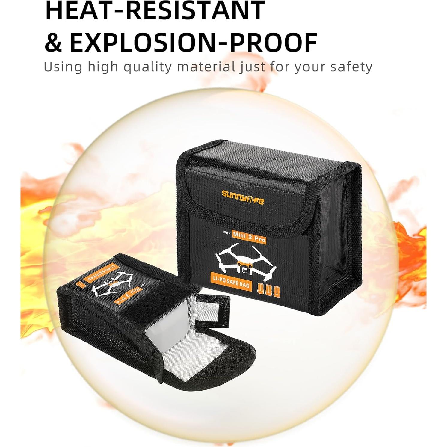 Bolsa de Almacenamiento de Batería Sinyutia para DJI Mini 4 Pro