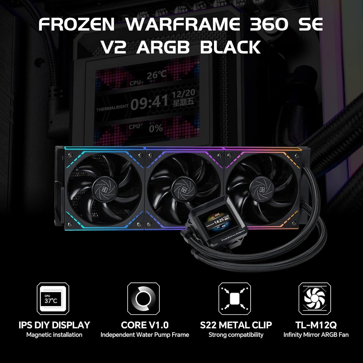 Enfriador Líquido AIO Thermalright FW360 SE ARGB V2 360mm