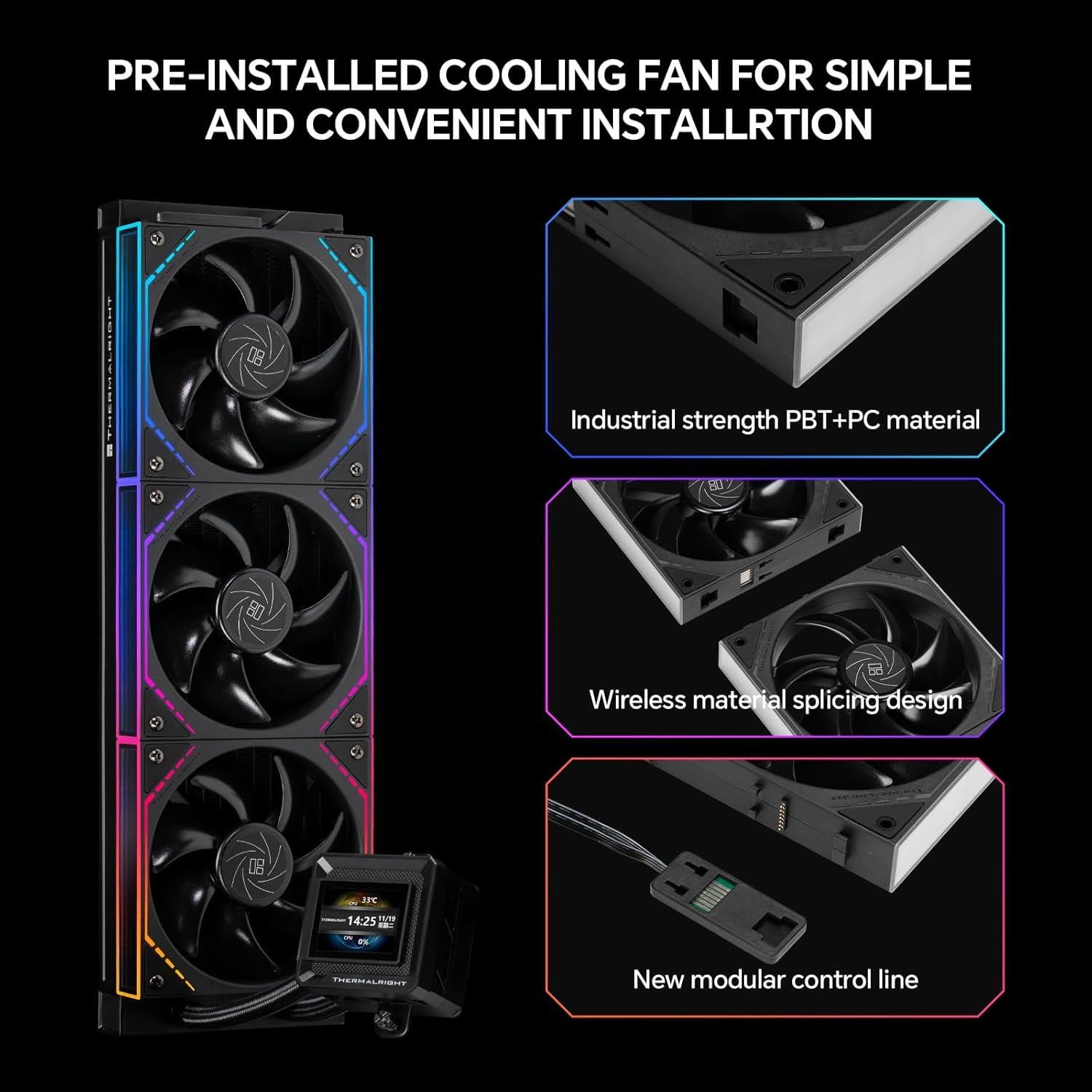 Enfriador Líquido AIO Thermalright FW360 SE ARGB V2 360mm