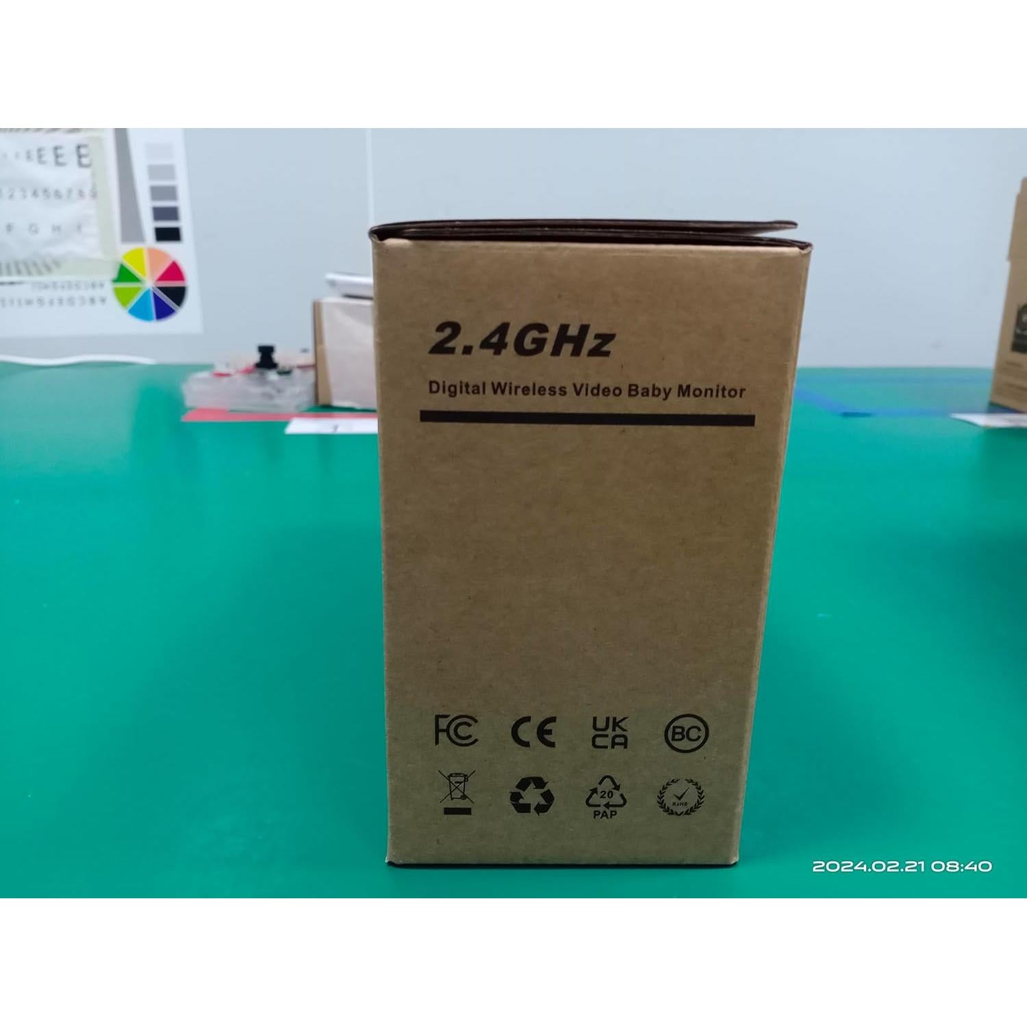 Monitor de Bebé Blemil BL9046-2 con 2 Cámaras y Pantalla 4.3''