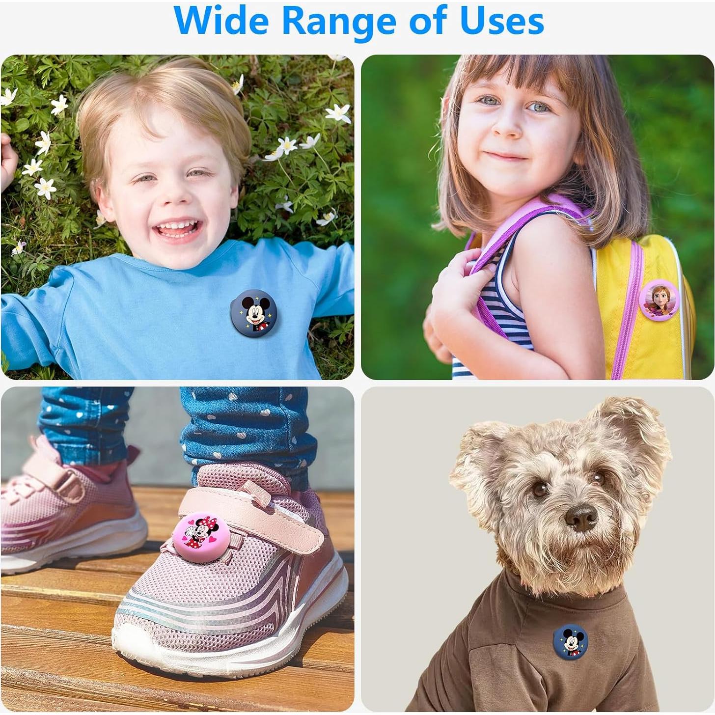 Funda Impermeable Oculta para AirTag Meleetoon - Paquete de 4