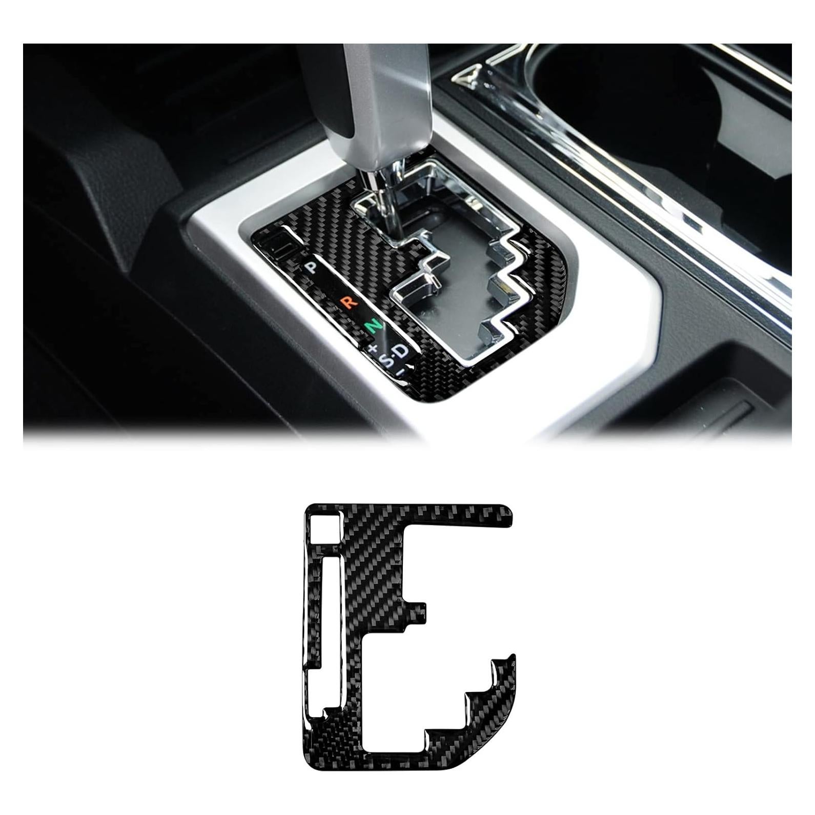 Sticker de Fibra de Carbono SUNJIKA para Consola Toyota Tundra 2014-2021