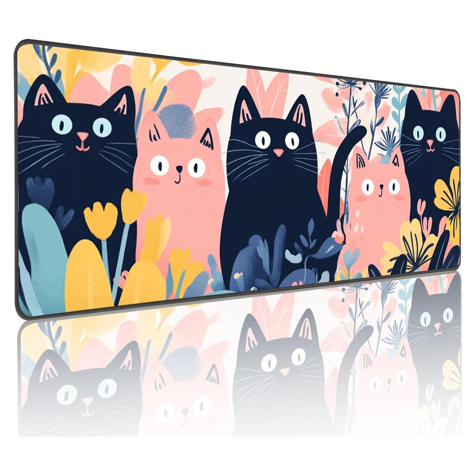 Alfombrilla de Ratón Grande Sagacitrix Beige 80x30cm Impermeable