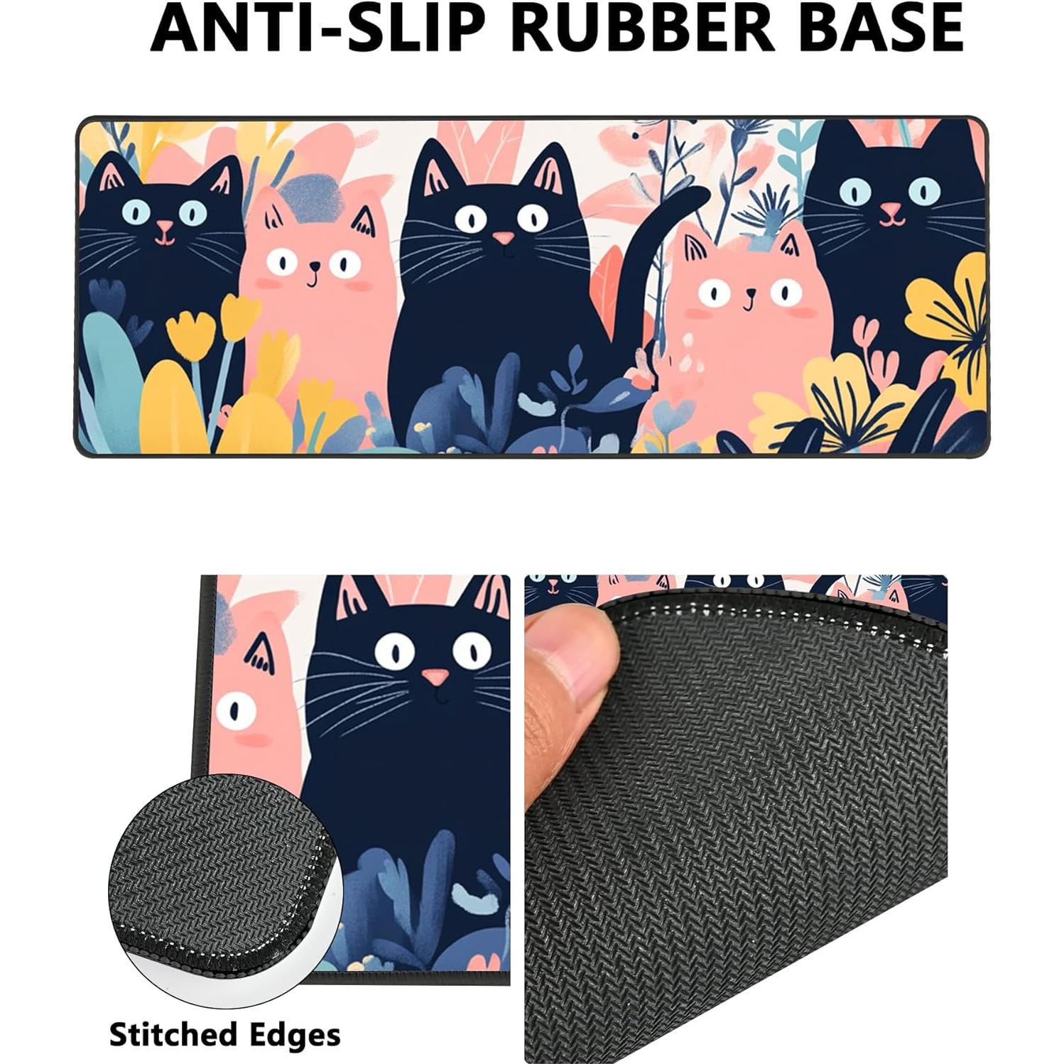 Alfombrilla de Ratón Grande Sagacitrix Beige 80x30cm Impermeable