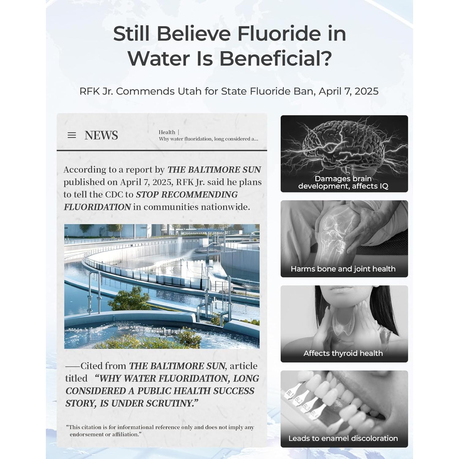 Dispensador de Agua Filtrada Waterdrop WD-WFD-02, 35 Tazas, Negro