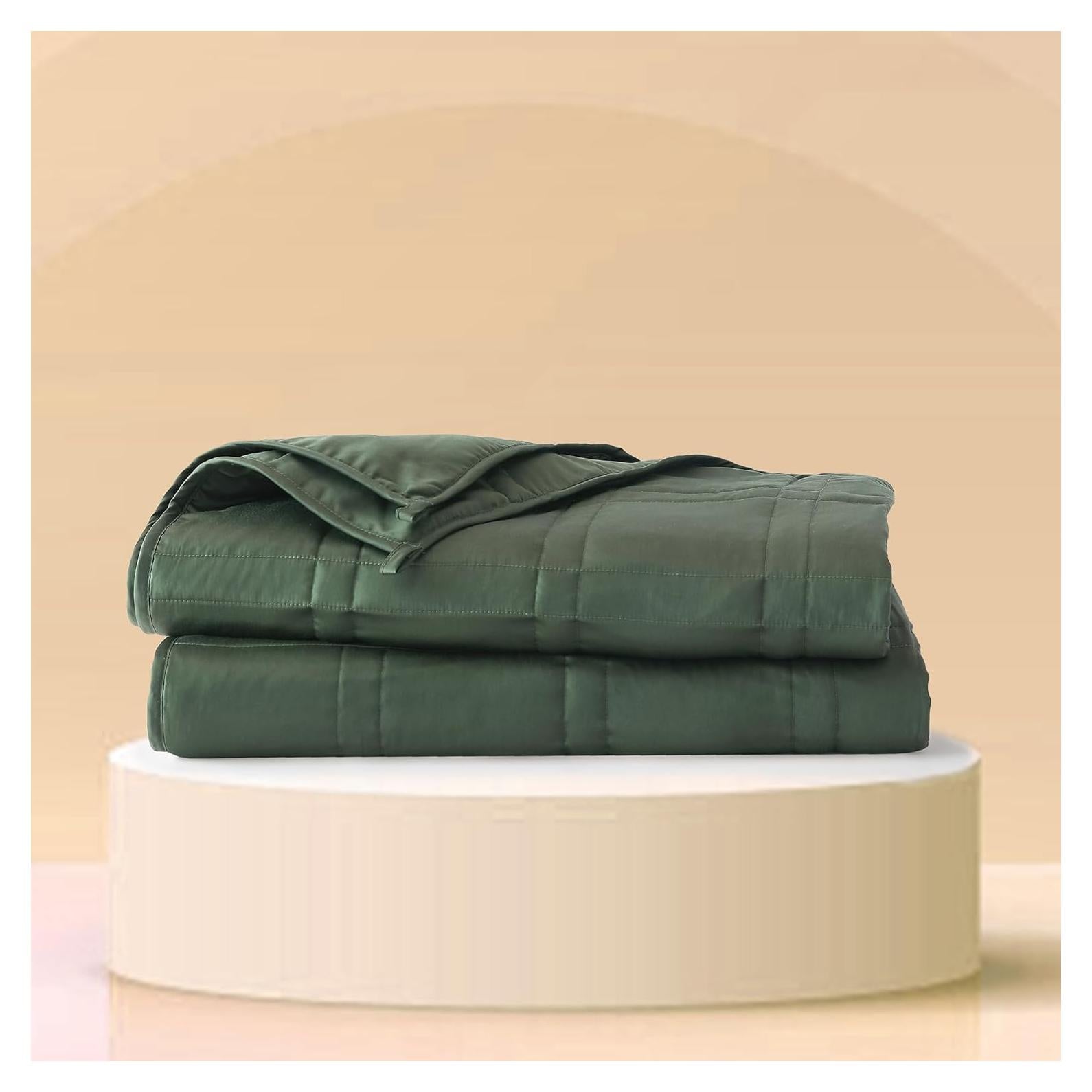 Manta con peso Baloo 5.4 kg Algodón Verde 106.68x182.88 cm