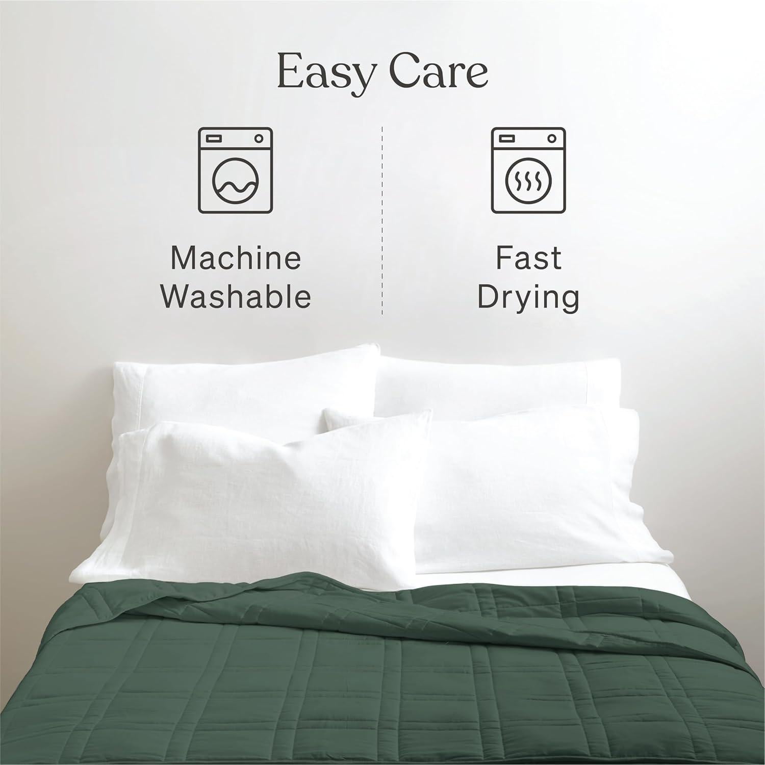 Manta con peso Baloo 5.4 kg Algodón Verde 106.68x182.88 cm