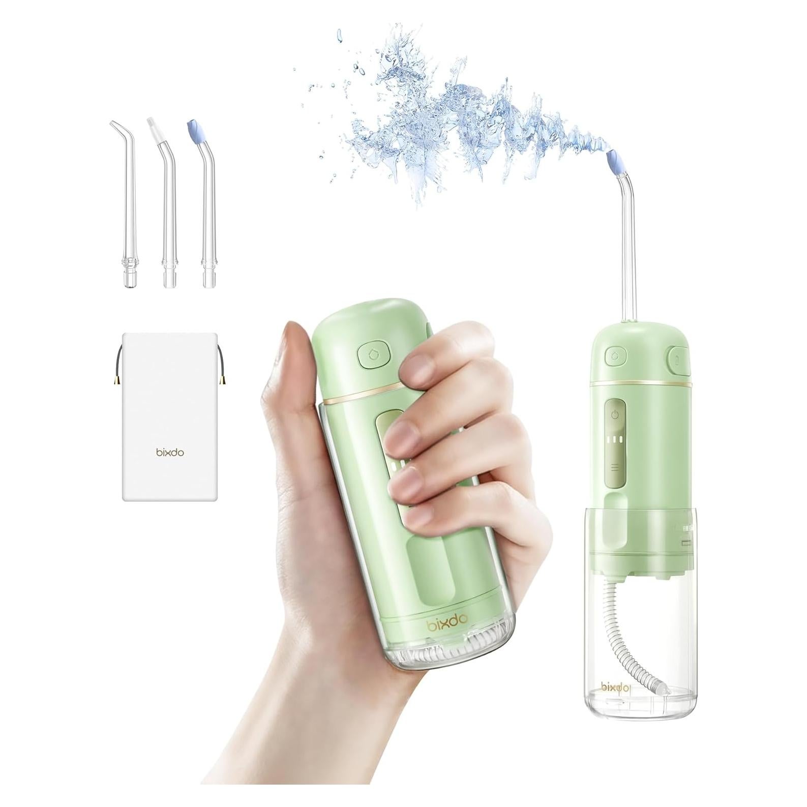 Hilo Dental de Agua Bixdo A30 Pro Portátil Verde 3 Modos