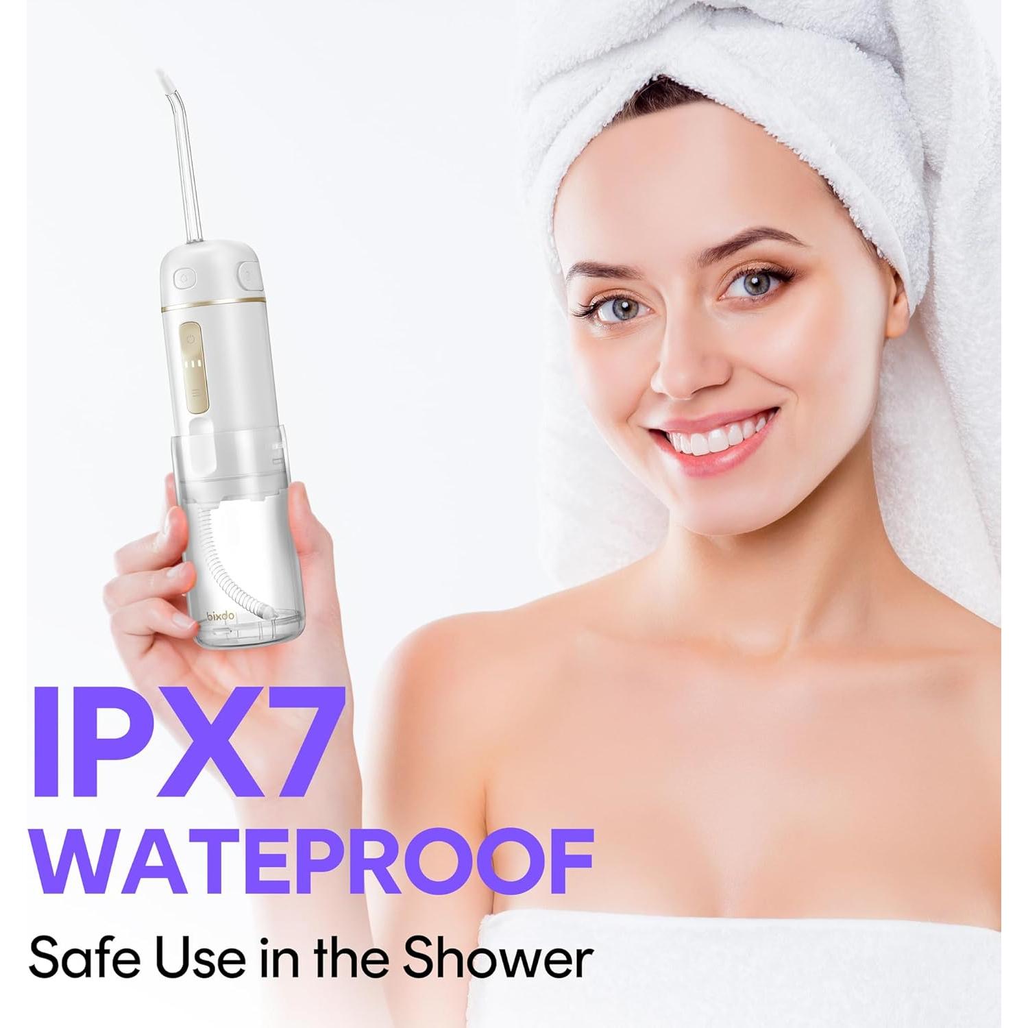 Hilo Dental de Agua Bixdo A30 Pro Portátil Verde 3 Modos