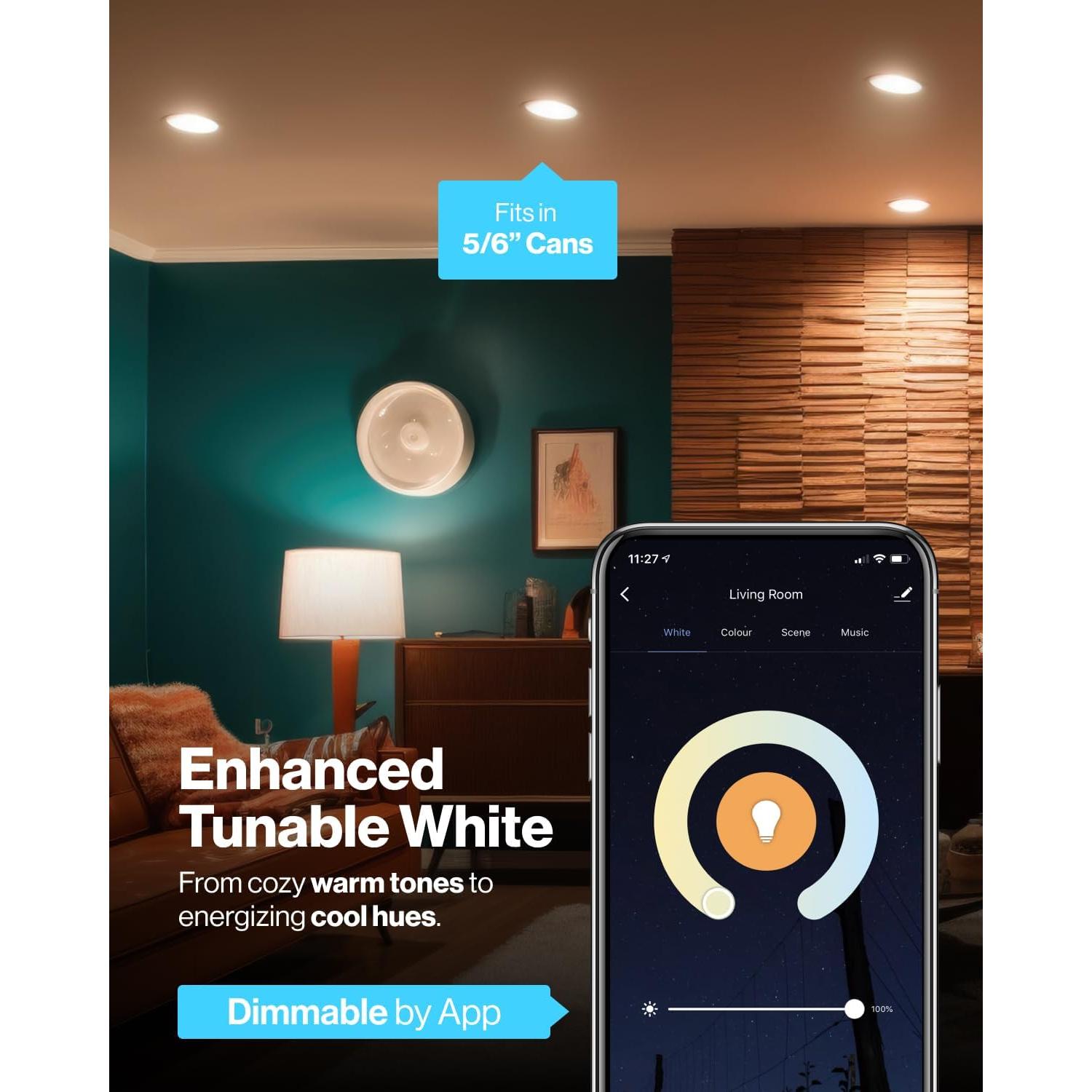 Bombilla LED Inteligente BR30 Sunco 8W RGB WiFi Paquete de 10