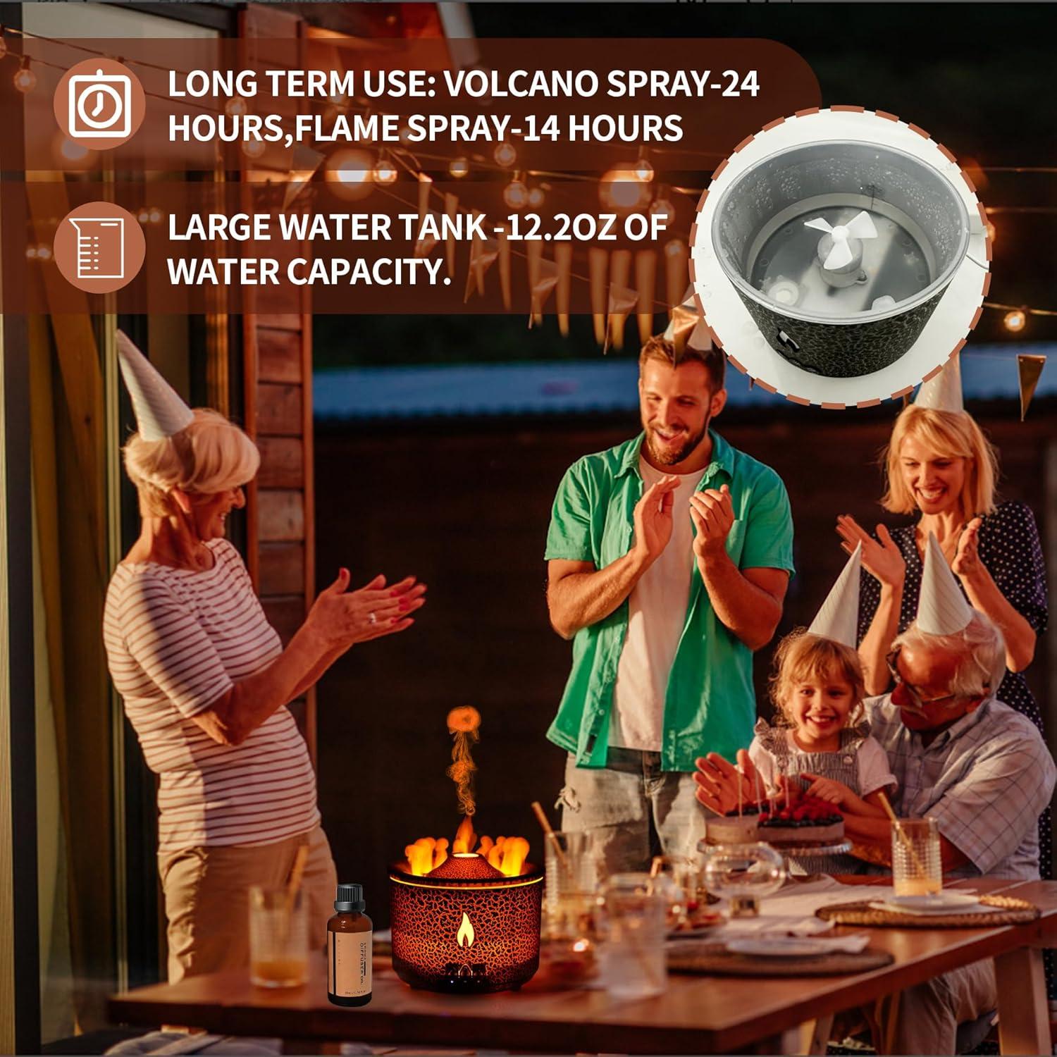 Difusor de Aceite Esencial BOHOFAM 360 ML con Aromaterapia