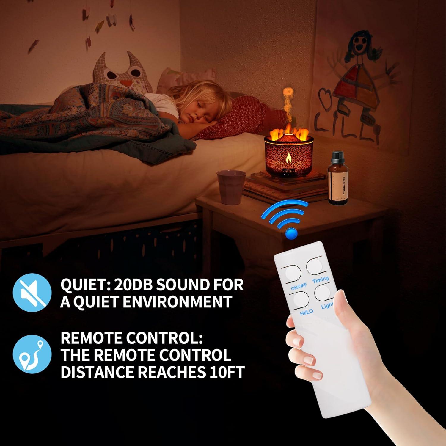 Difusor de Aceite Esencial BOHOFAM 360 ML con Aromaterapia