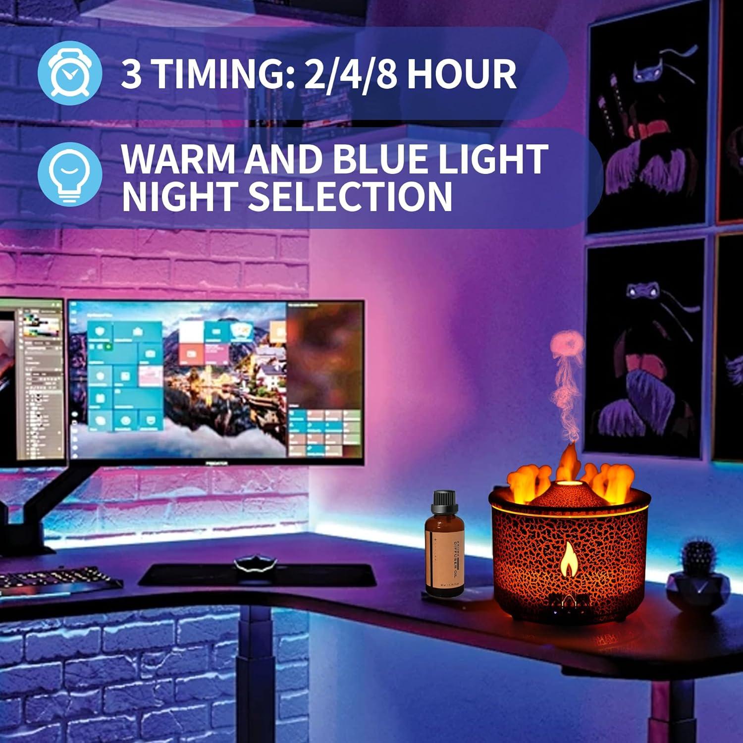 Difusor de Aceite Esencial BOHOFAM 360 ML con Aromaterapia