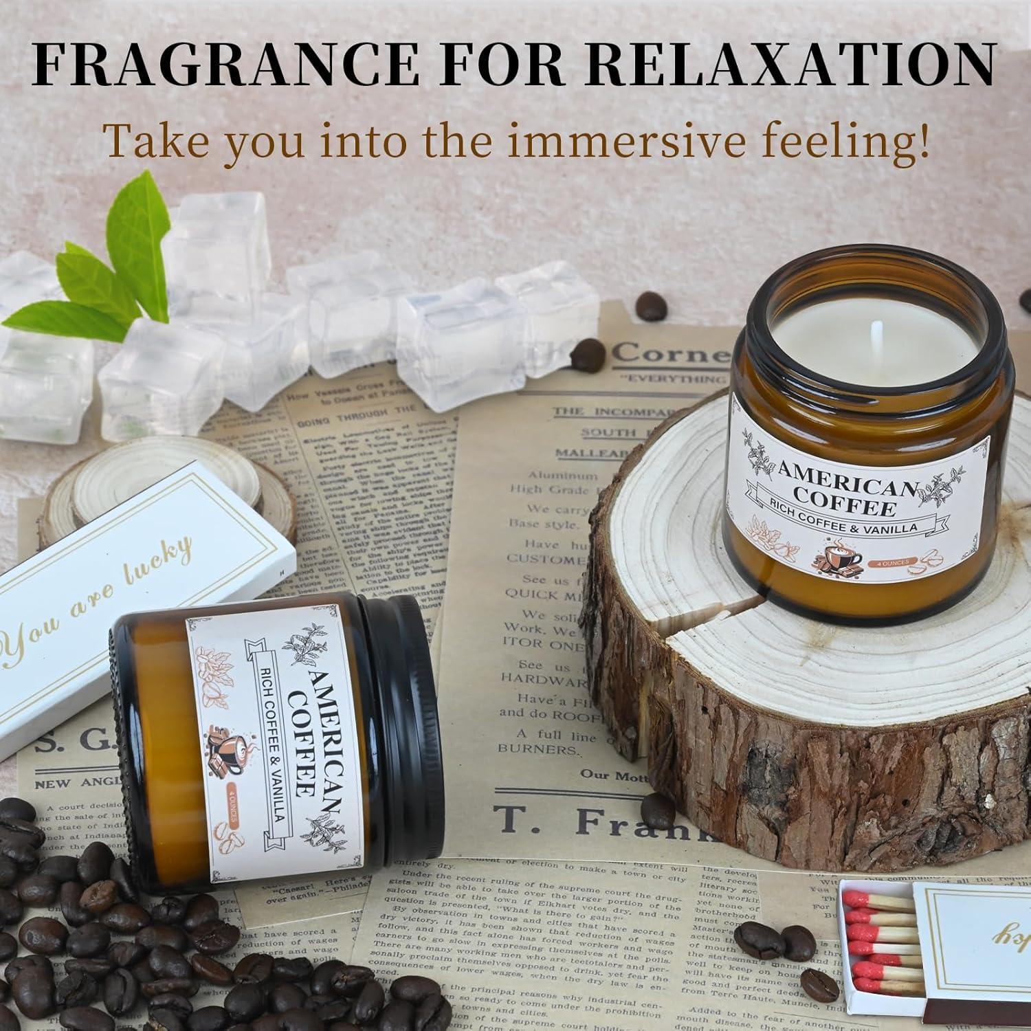 Vela Aromática de Soja Yushan - 113g Café Americano