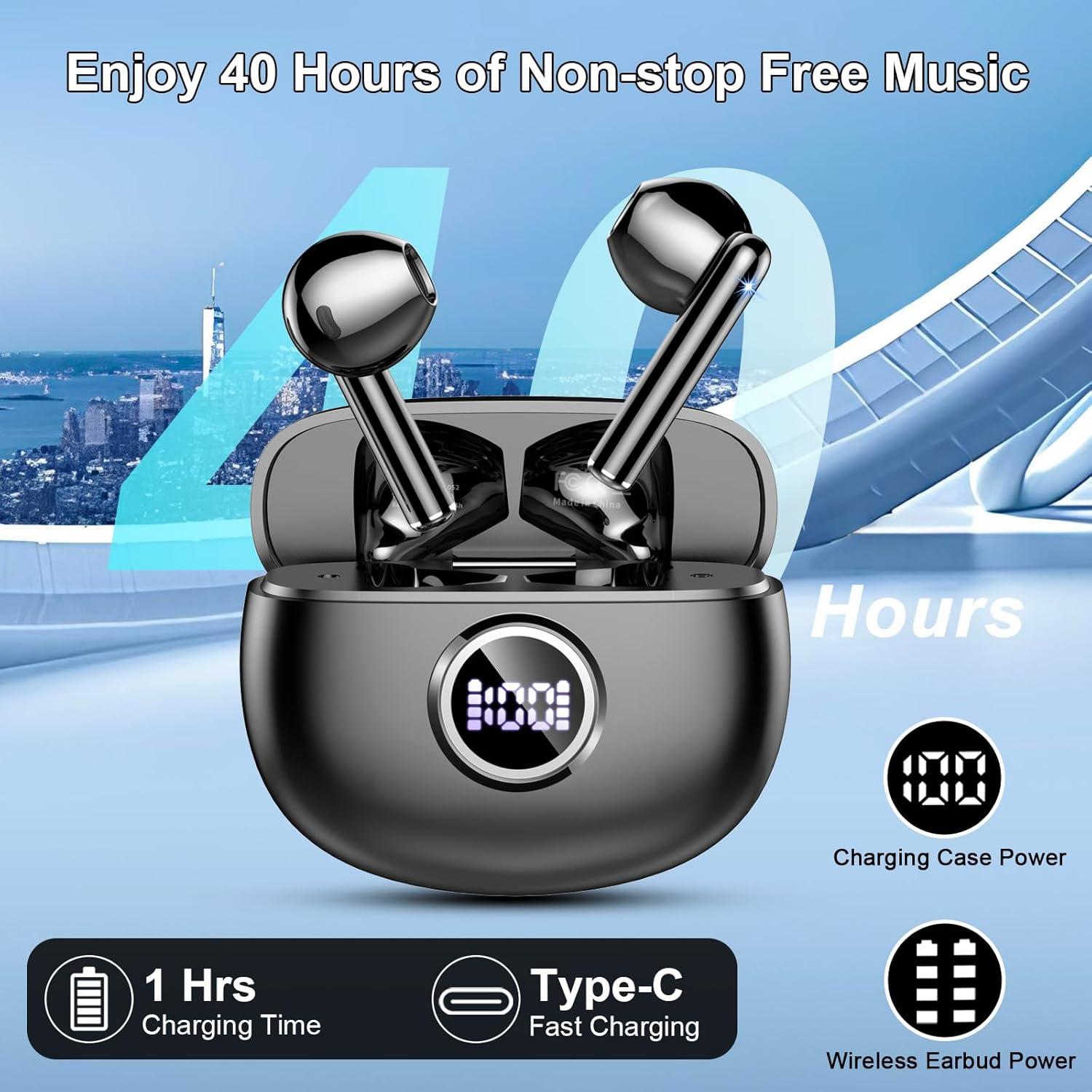 Auriculares Inalámbricos Motost S23 Bluetooth 5.3 HiFi 40H IP7