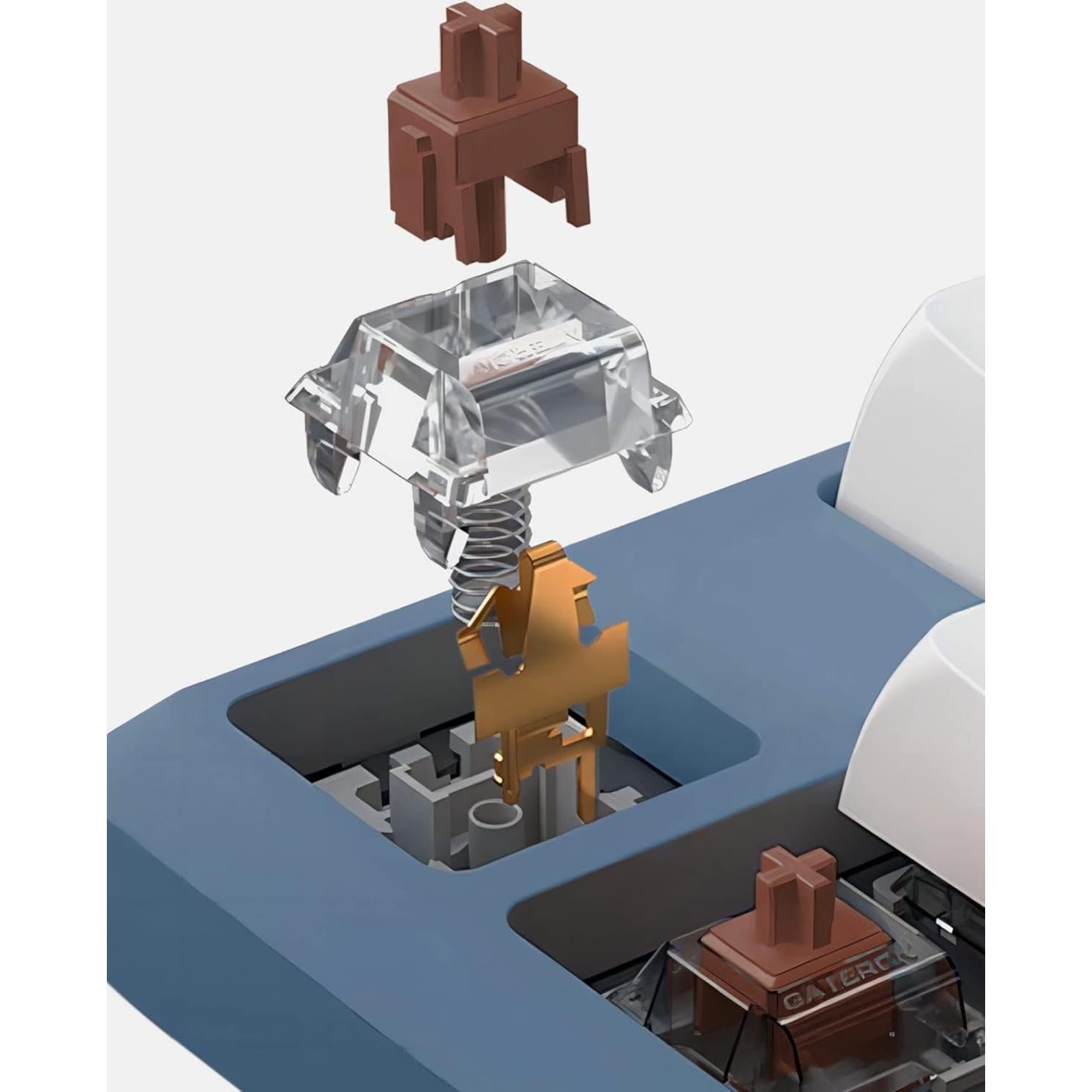 Interruptores Gateron Brown Pro Pre-lubricados 105PCS