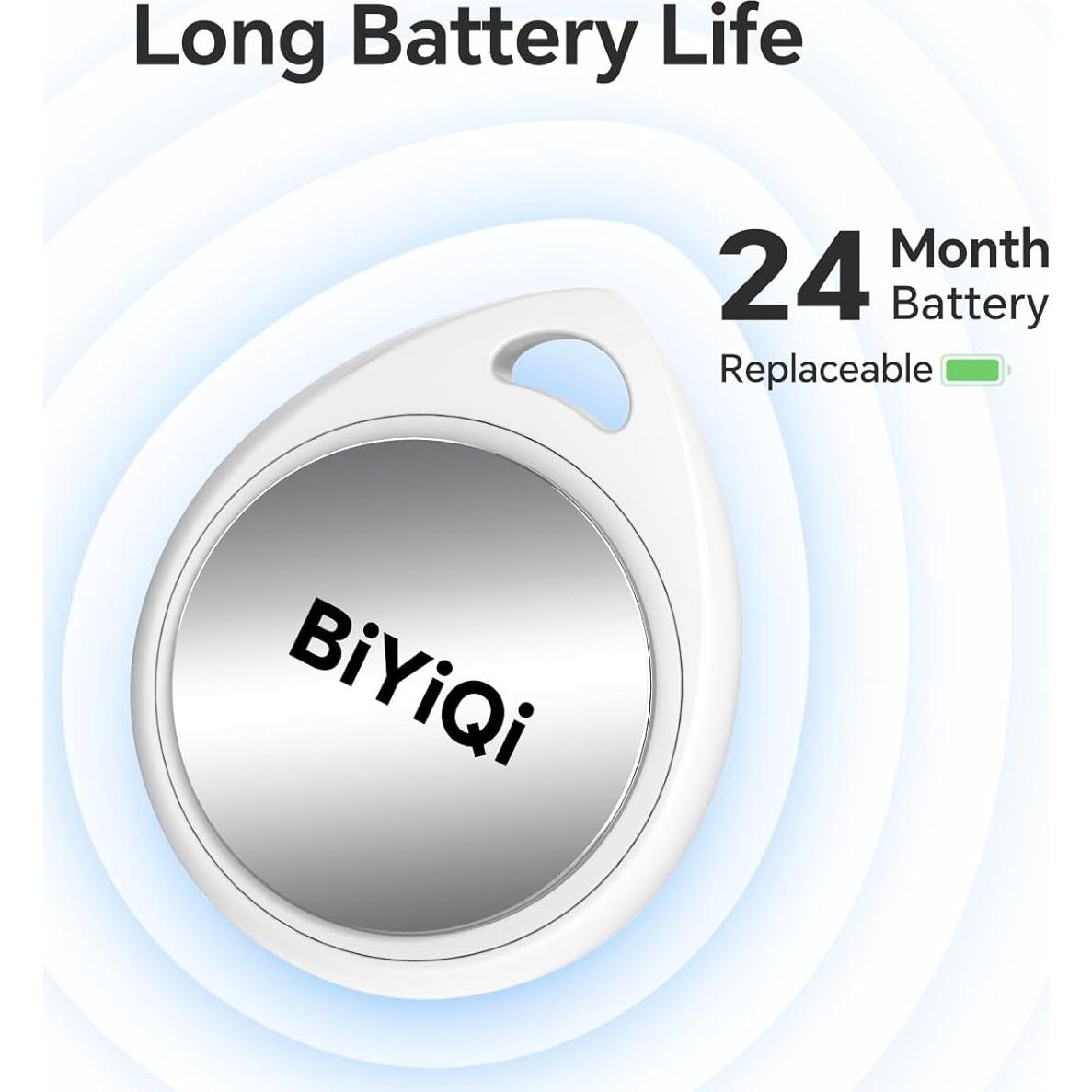 Etiqueta de Seguimiento Bluetooth BiYiQi BY-Air Tracker Blanca