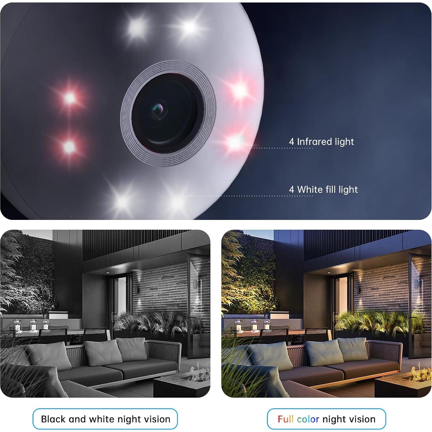 Cámara de Seguridad Interior Recmoment HL-10 2K WiFi AI