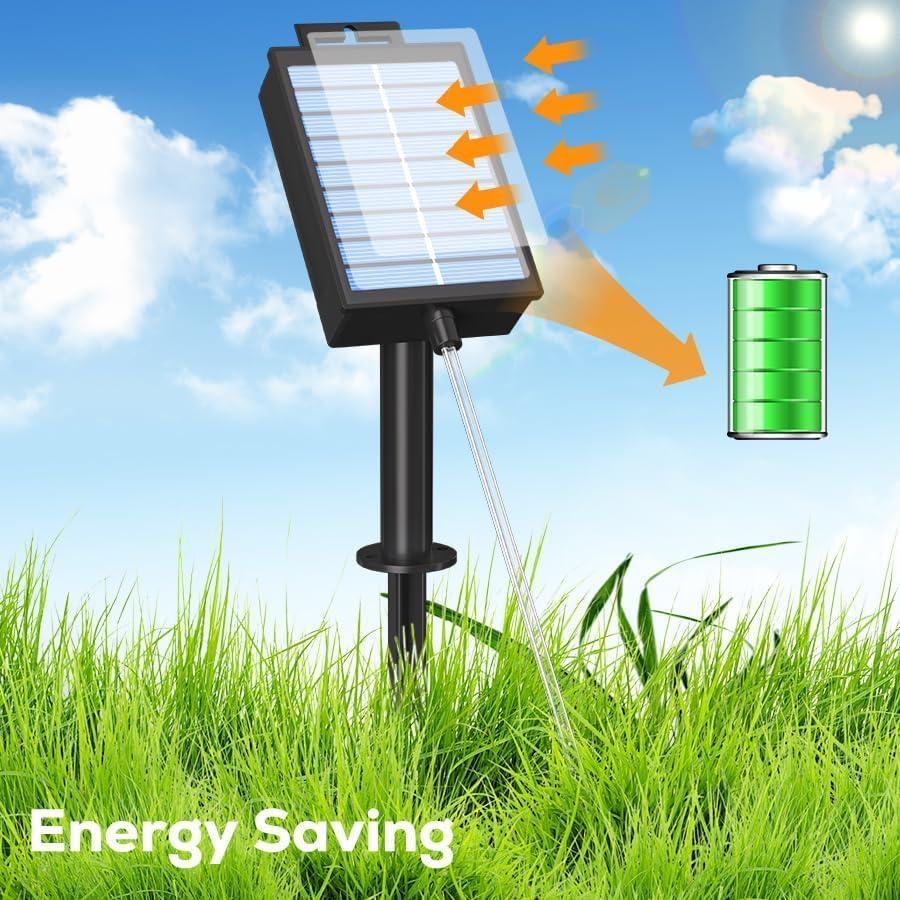 Luces de Cuerda Solares IC RGB 12m 100 LED IP67 Decorativas