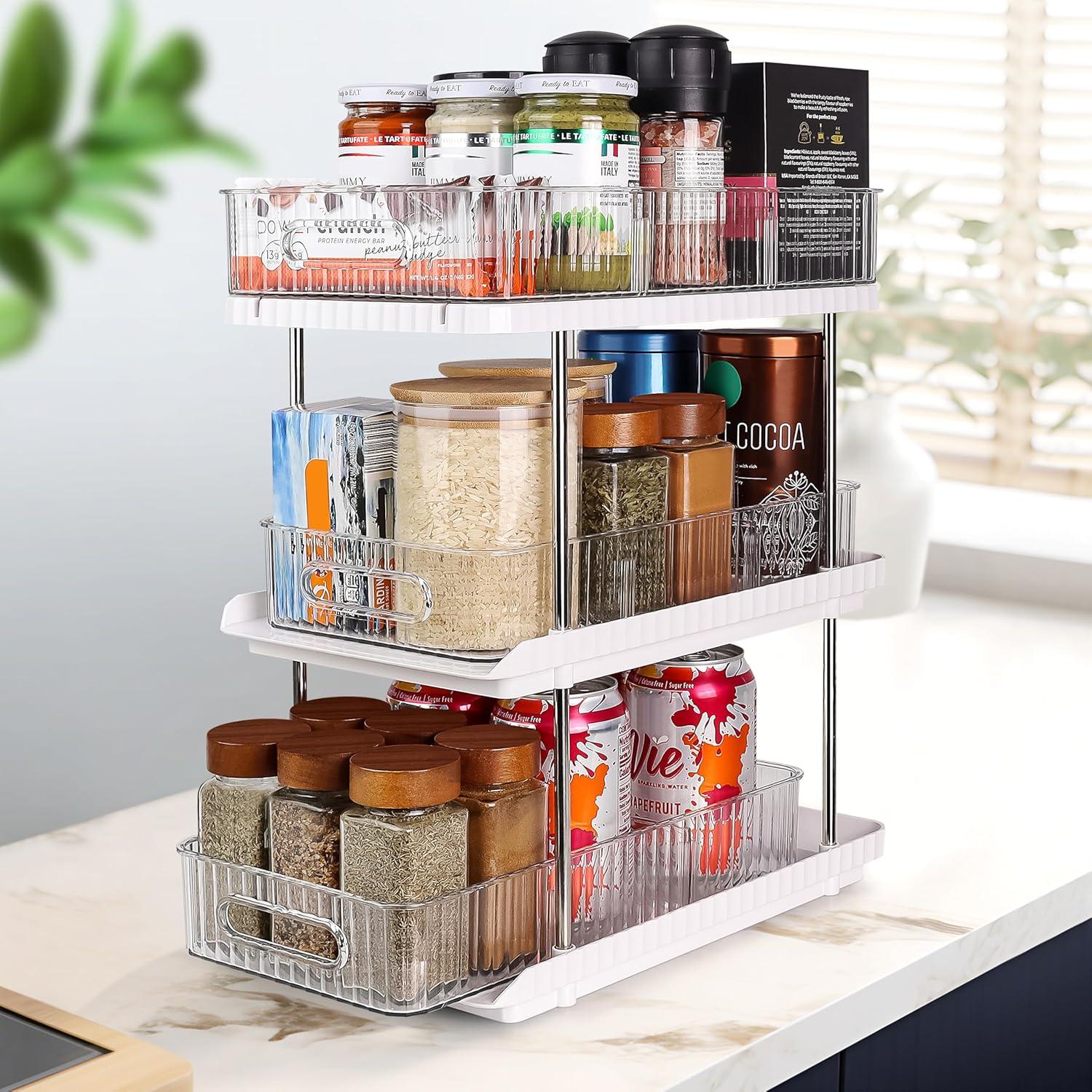 Organizador de 3 niveles Ellawa para debajo del fregadero