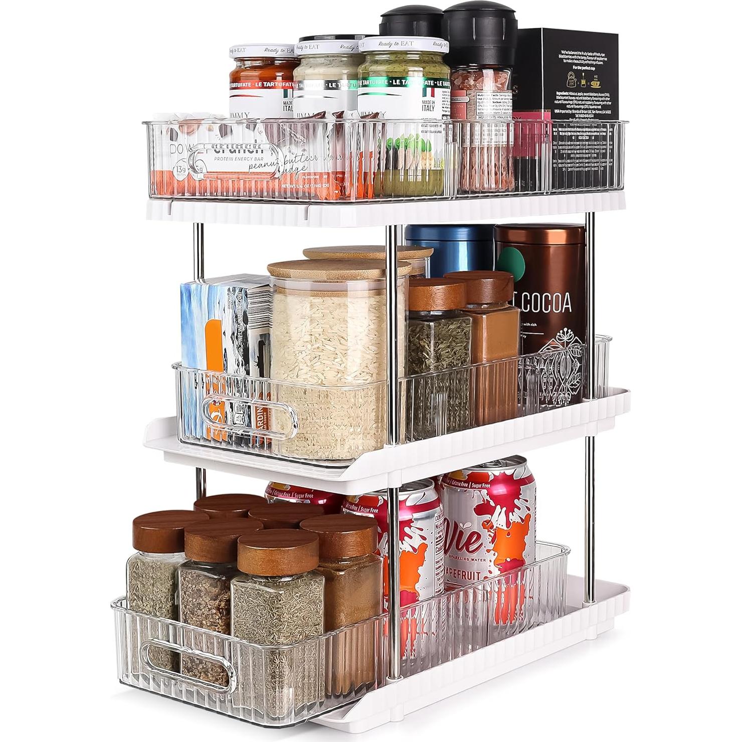 Organizador de 3 niveles Ellawa para debajo del fregadero