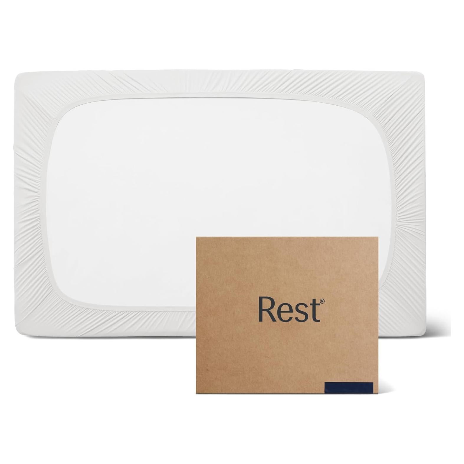 Sábana Ajustable REST Evercool Individual Blanco Ártico 33cm Profundo