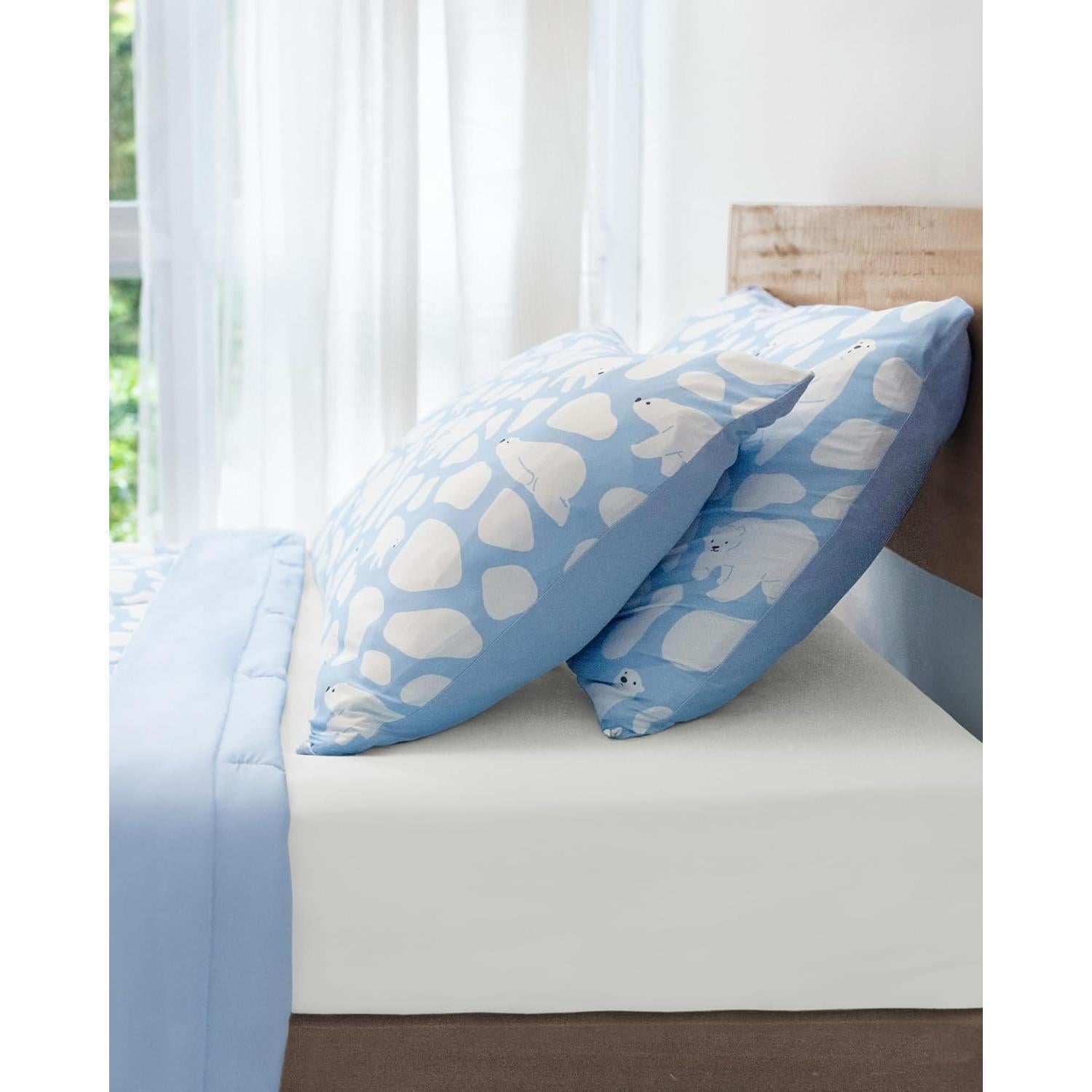 Sábana Ajustable REST Evercool Individual Blanco Ártico 33cm Profundo