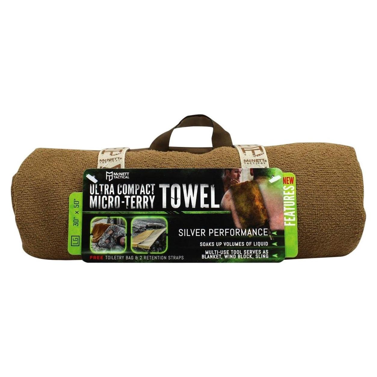 Toalla Micro-Terry GEAR AID Grande 76.2x127 cm Coyote