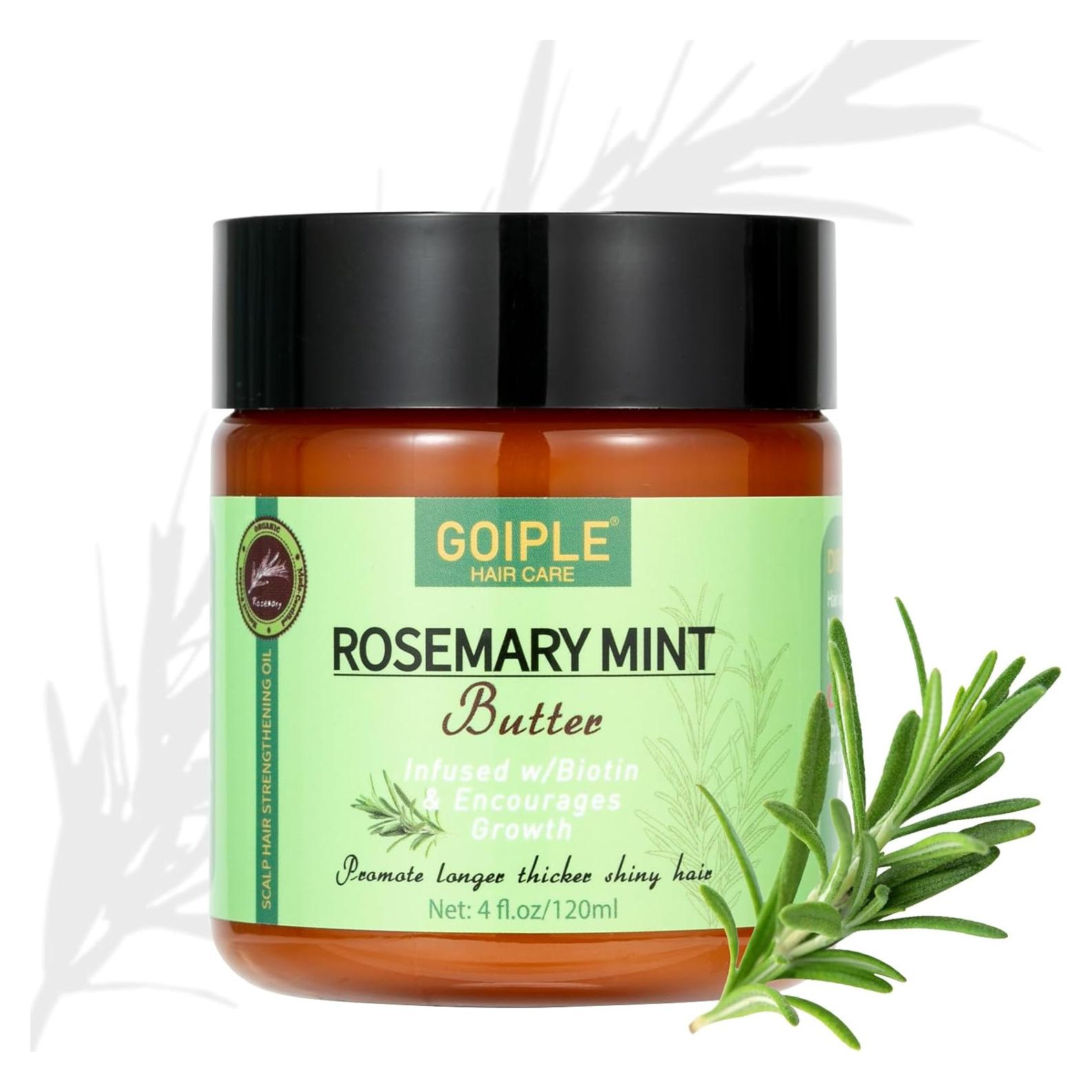 Mantequilla de Romero y Menta WOZUTUNT 118 ml - Hidratación y Crecimiento Cabello