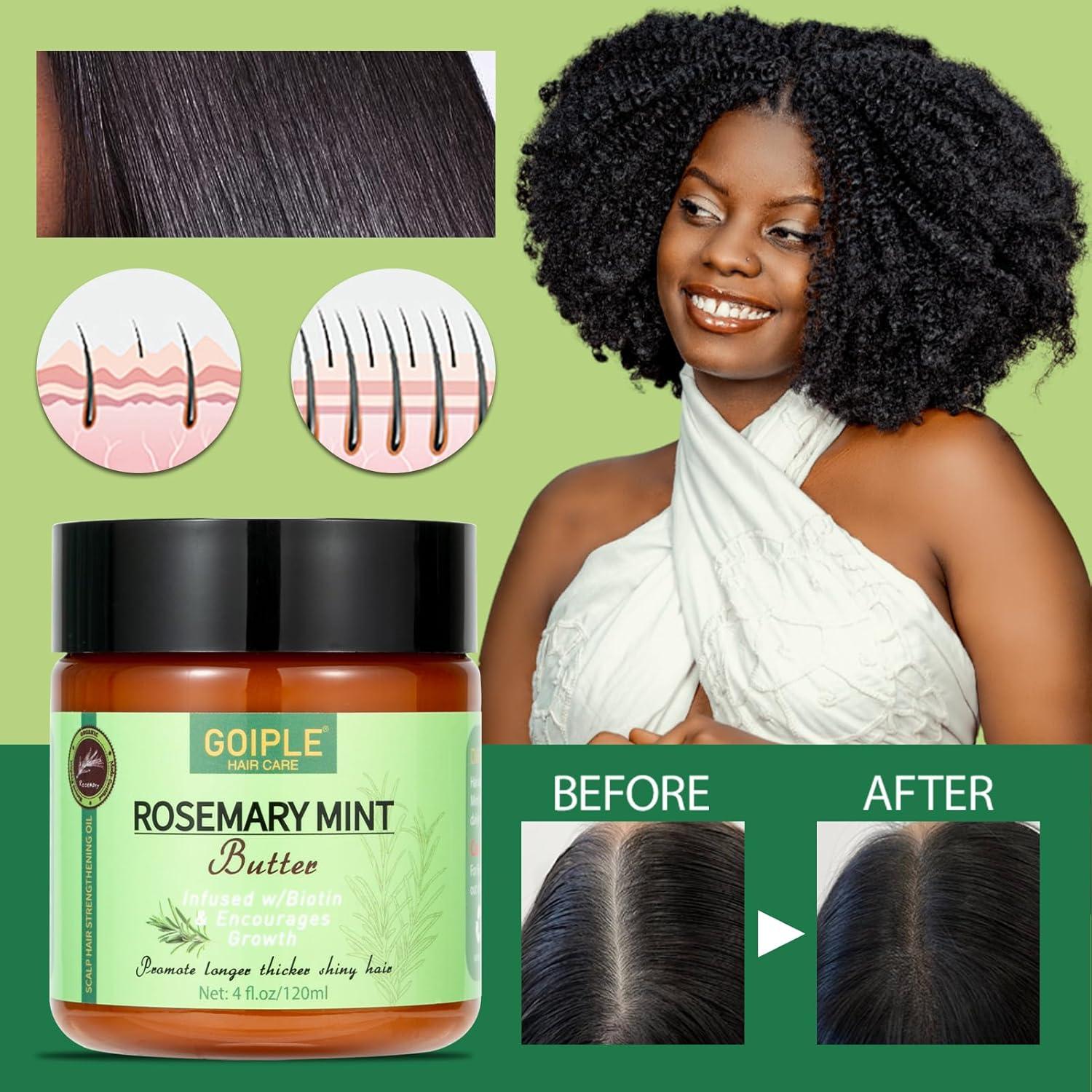 Mantequilla de Romero y Menta WOZUTUNT 118 ml - Hidratación y Crecimiento Cabello