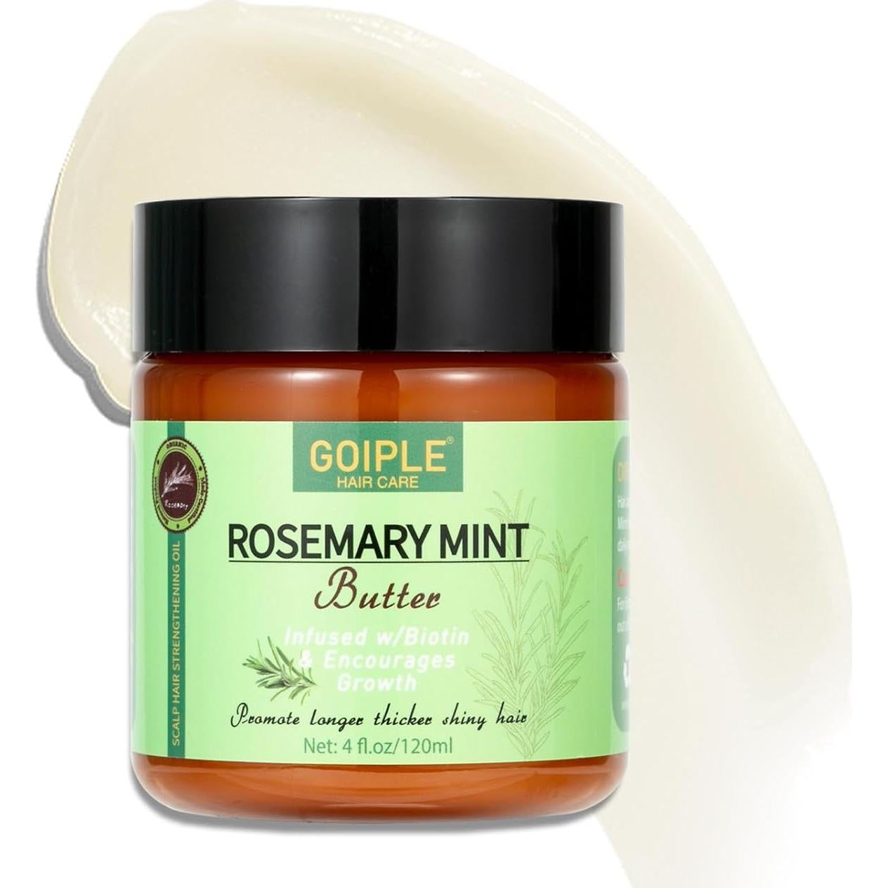 Mantequilla de Romero y Menta WOZUTUNT 118 ml - Hidratación y Crecimiento Cabello