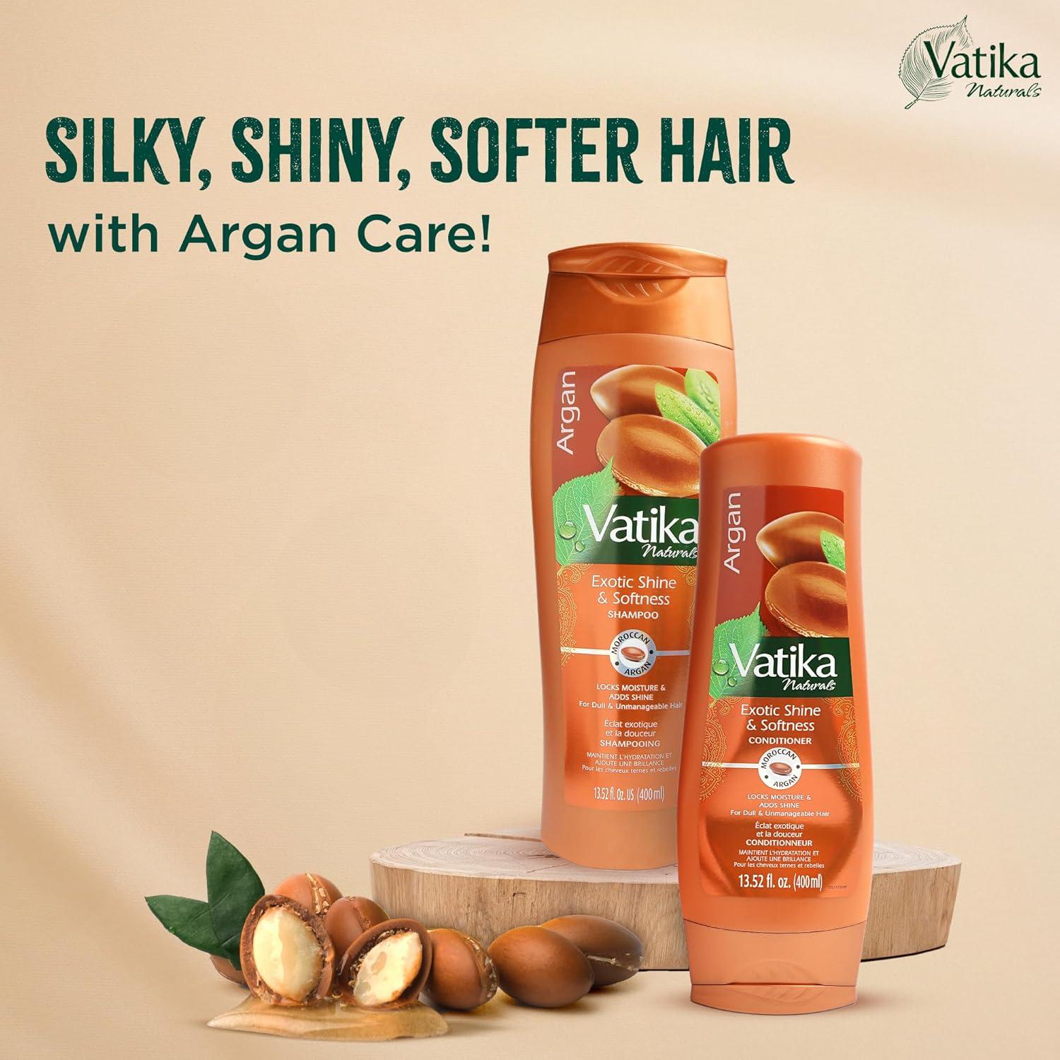 Combo Champú y Acondicionador Vatika Naturals Argan 400ml