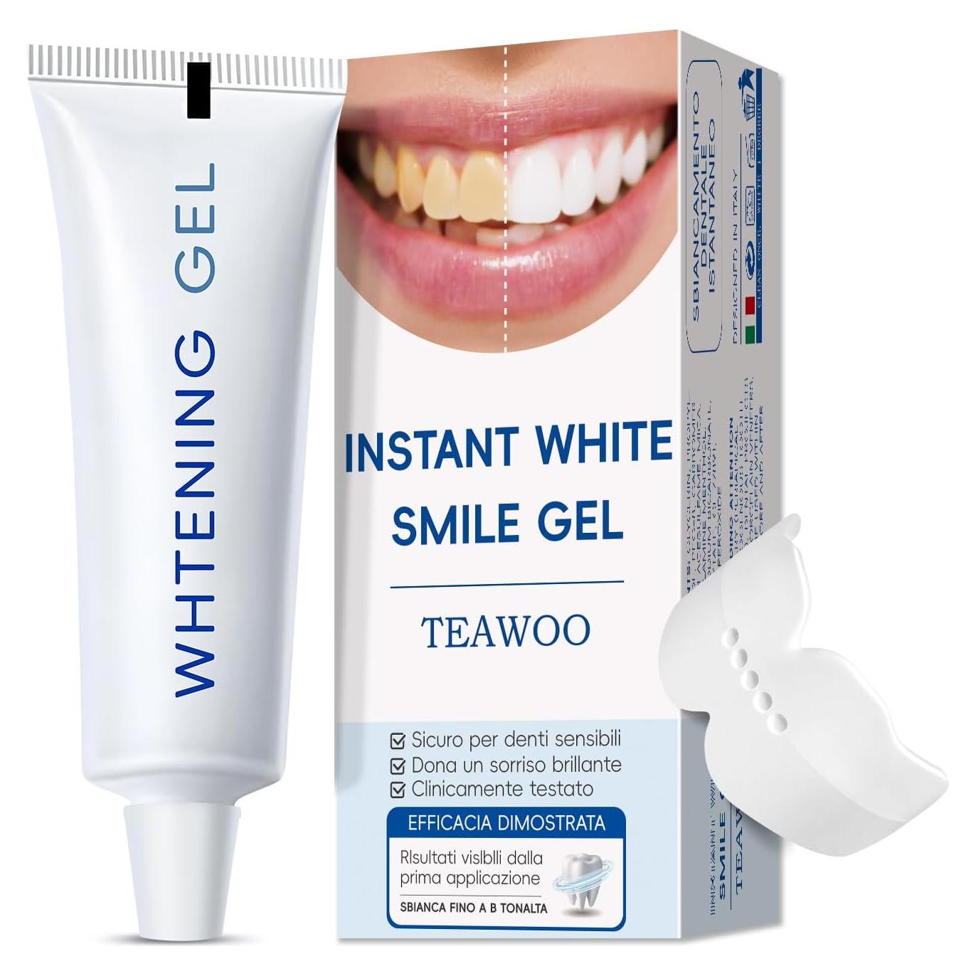 Gel Blanqueador Dental TEAWOO 30ml para Dientes Sensibles